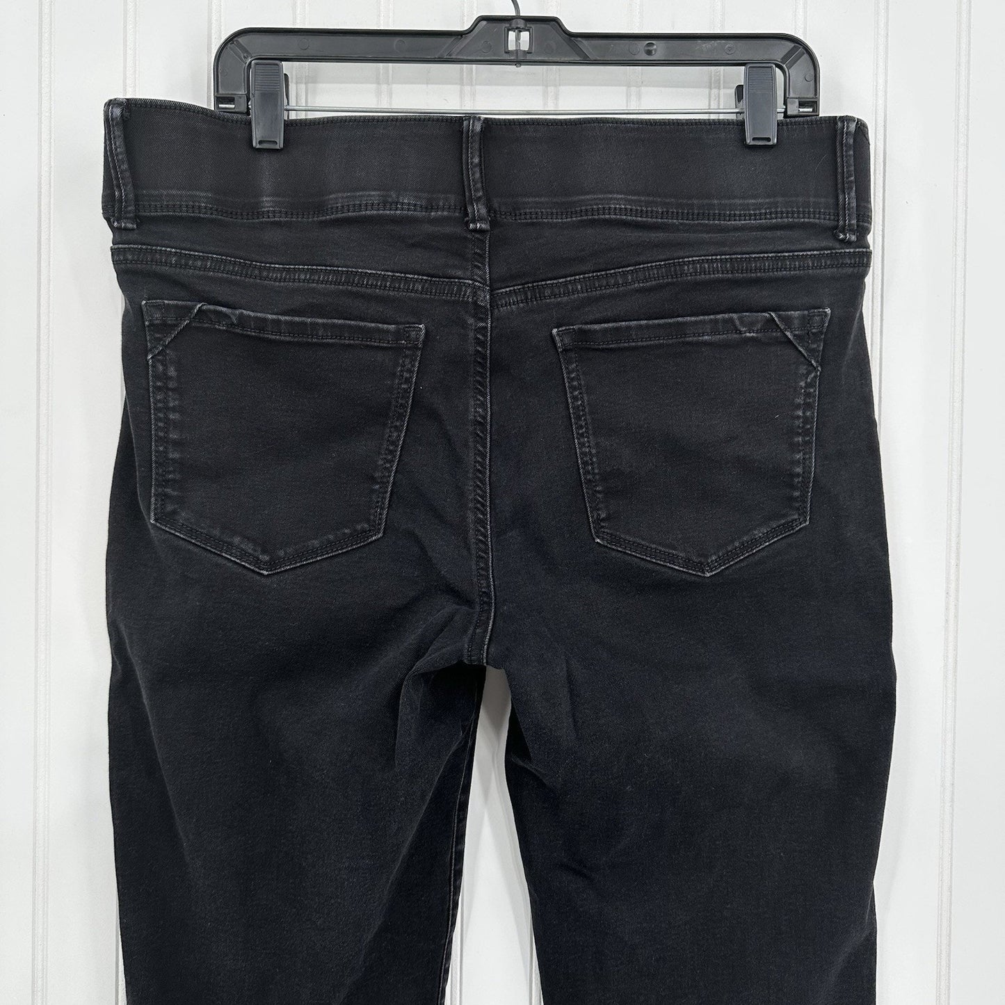 Apt 9 Jeans Womens 14 Straight Tummy Control Stretch Black Denim Comfort