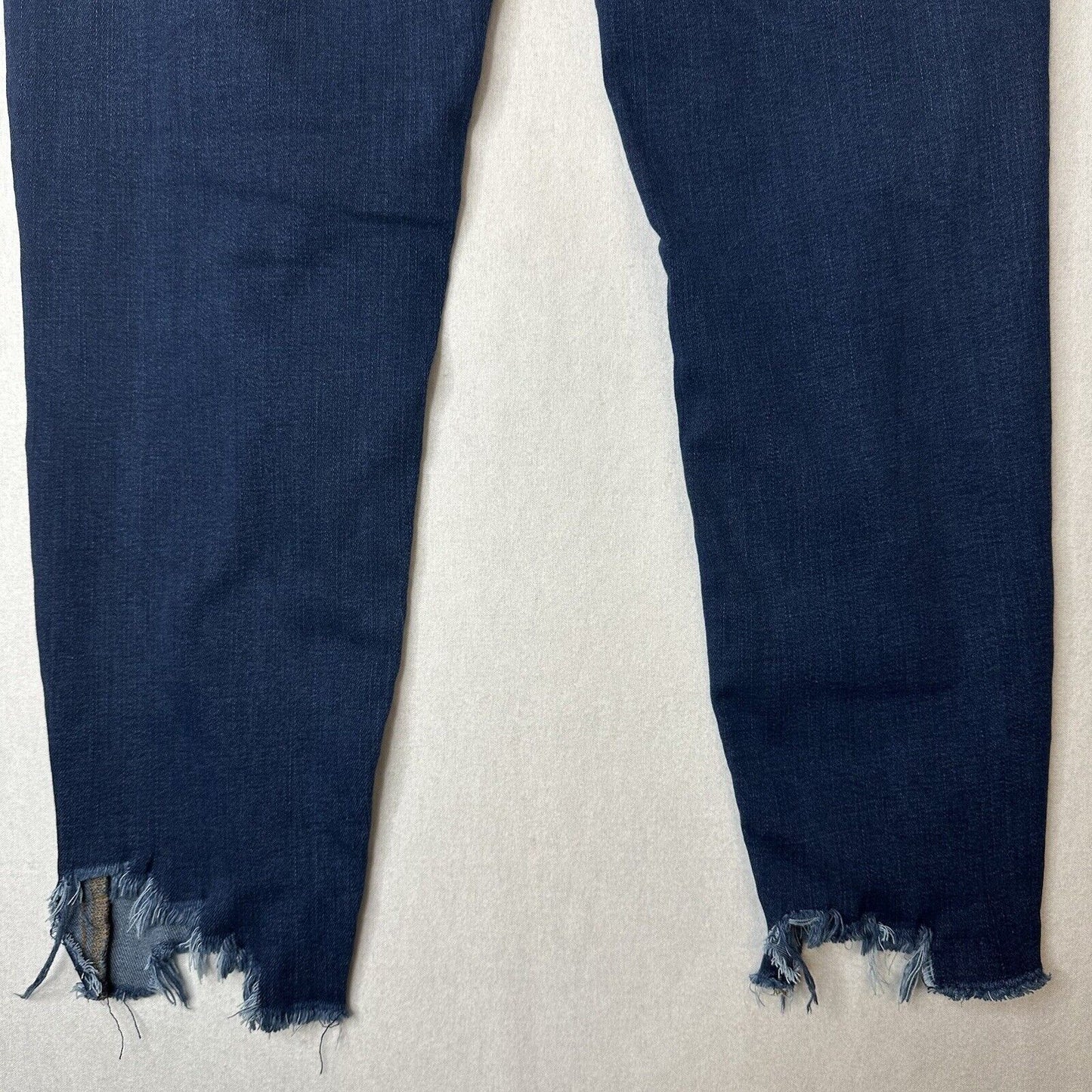 Kancan Jeans Womens 15 31 Kitson High Rise Ankle Skinny Blue Denim Distressed