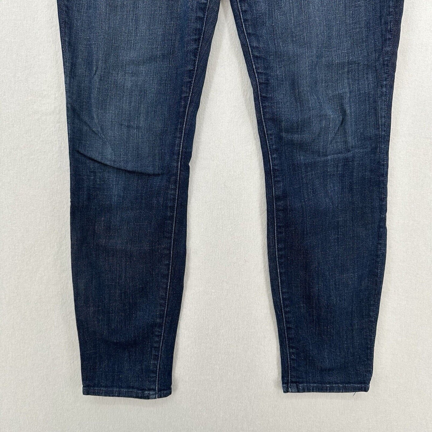 Mother Jeans Womens 29 High Waisted Ankle Fray Blue Denim Clean Sweep Dark Wash
