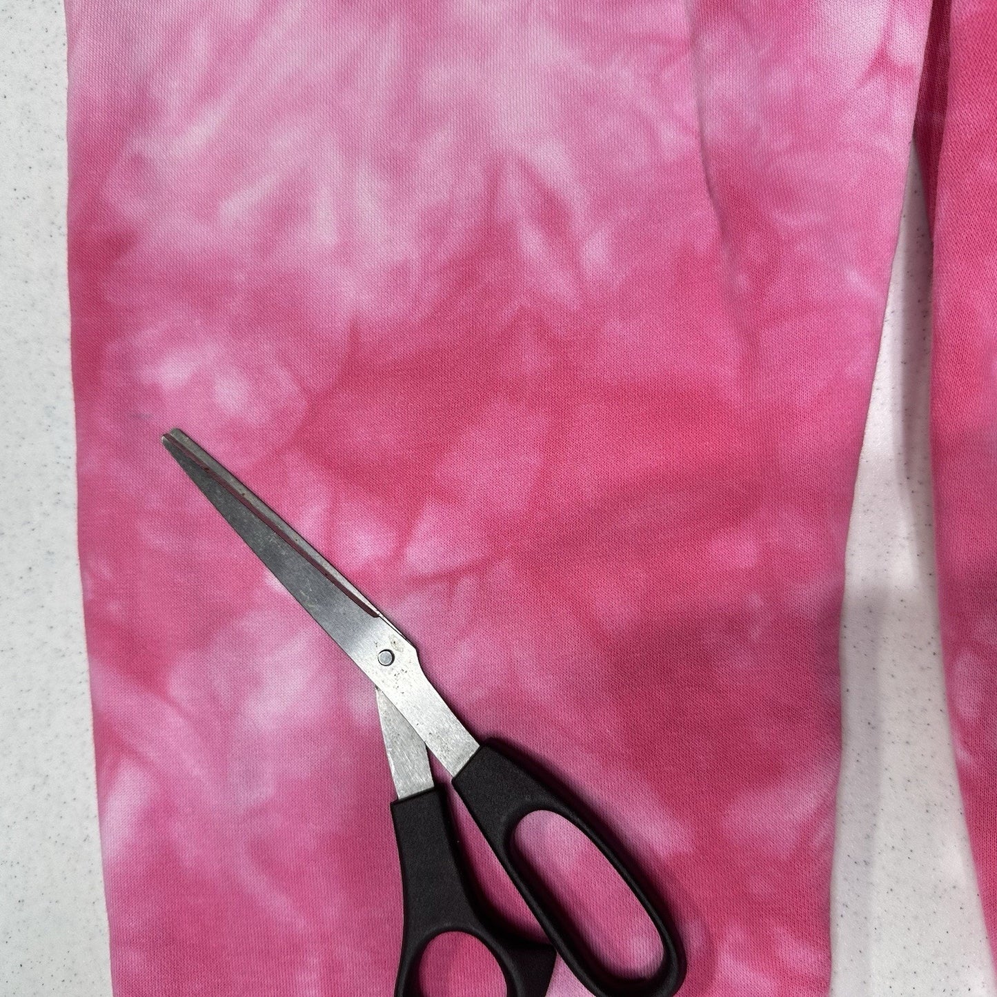 Lularoe Boyfriend Jogger Womens Medium Sweatpant Bright Pink Tie Dye Cozy Lounge