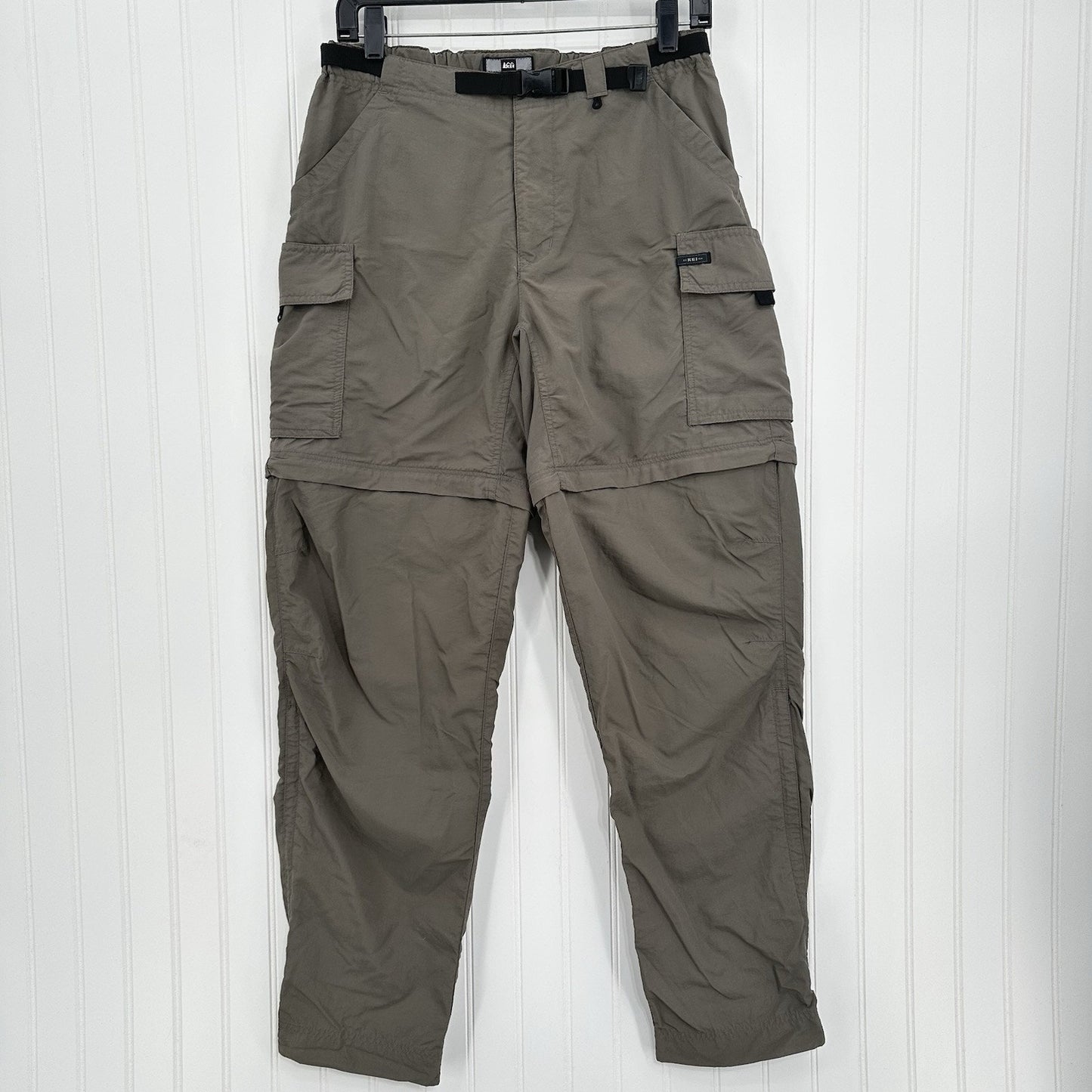 REI Pants Womens 8 Convertible Cargo Hiking Zip Off Shorts Nylon UPF Quick Dry