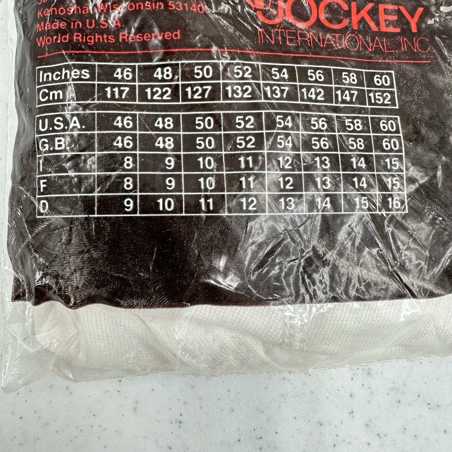 Vintage Jockey Shorts Midway Brief Cotton Mens Underwear 58 Sty1193 Big Man 1983