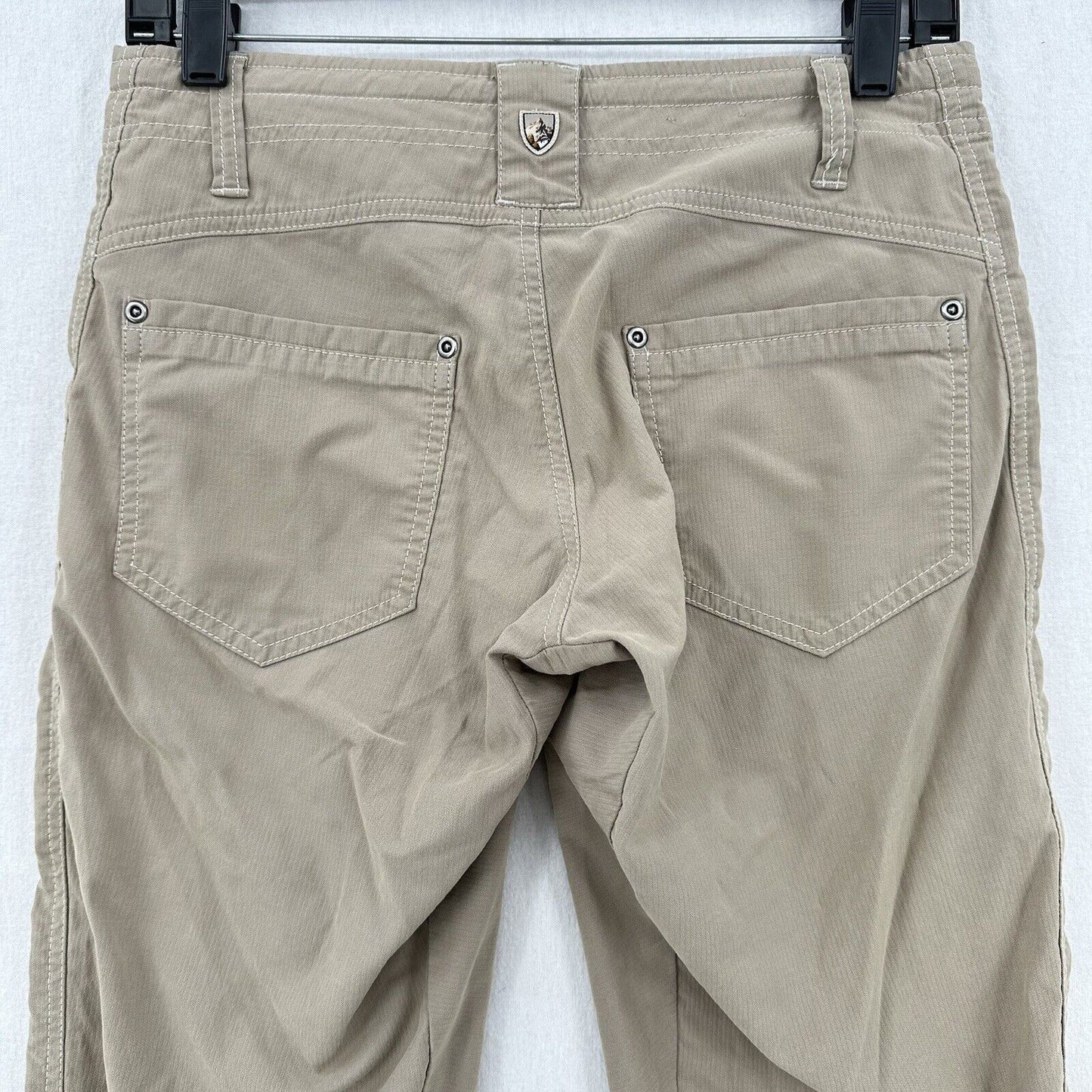 KUHL Pants Womens 2 Kendra Hiking Pant Beige Trail Gorpcore Outdoor Fishing