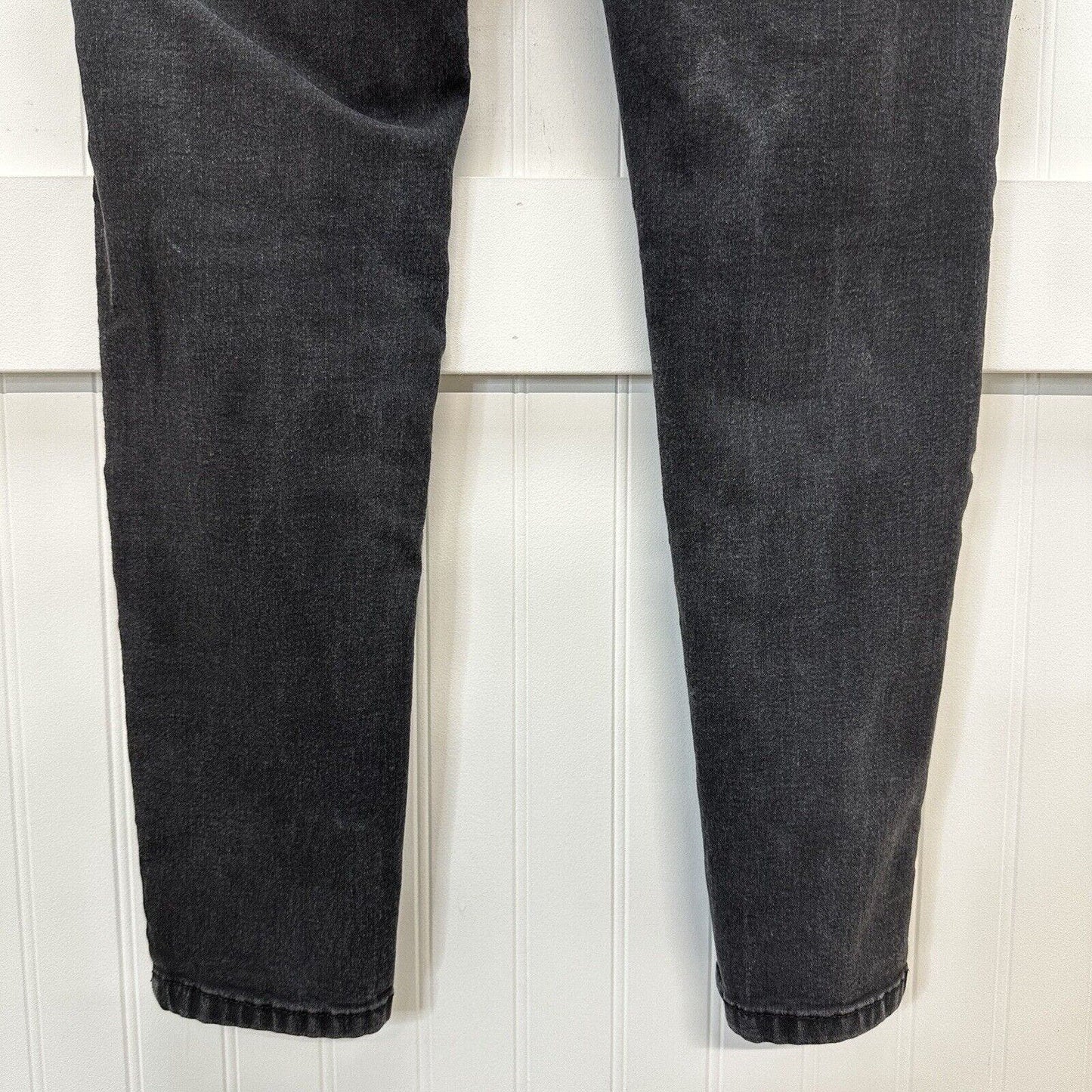 Democracy Jeans Womens 14 Skinny Ab Technology Black Stretch Denim Slimming