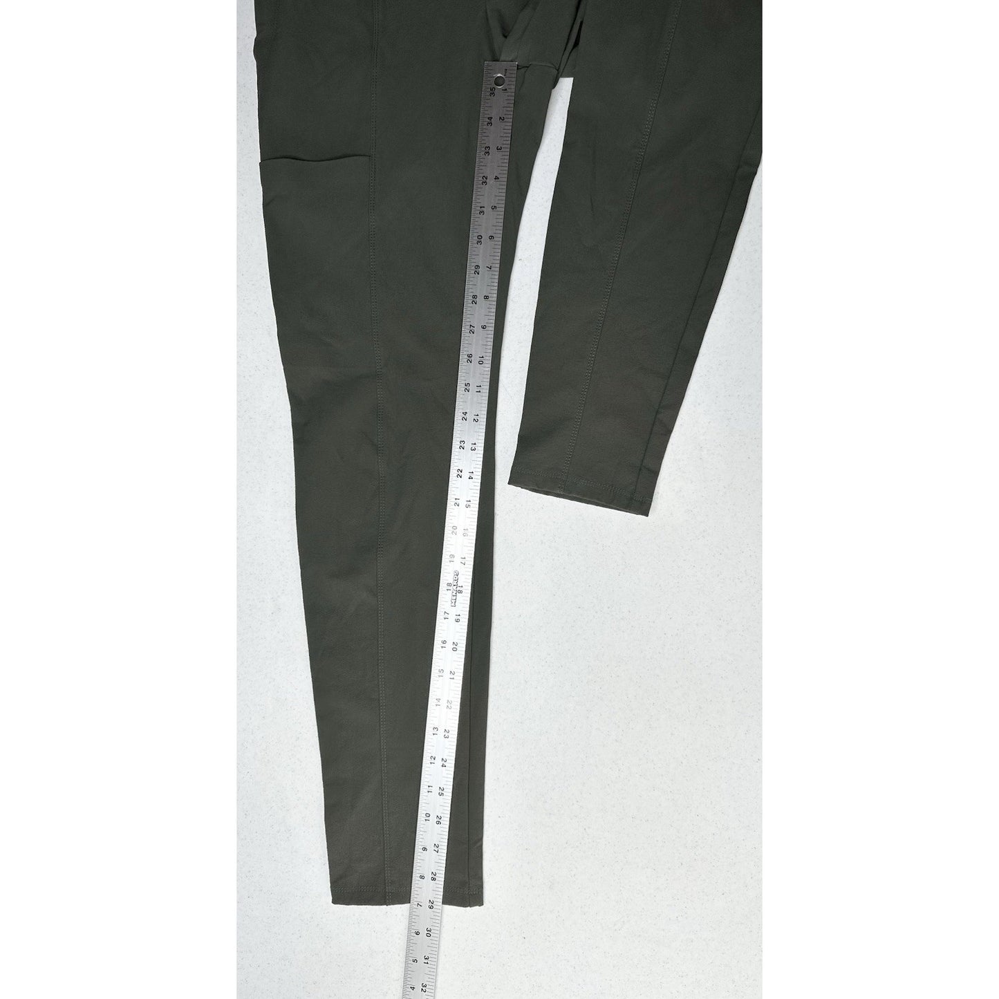 Athleta Pants Womens 8 Wander Stash Skinny Green Travel Hiking Gorpcore EUC