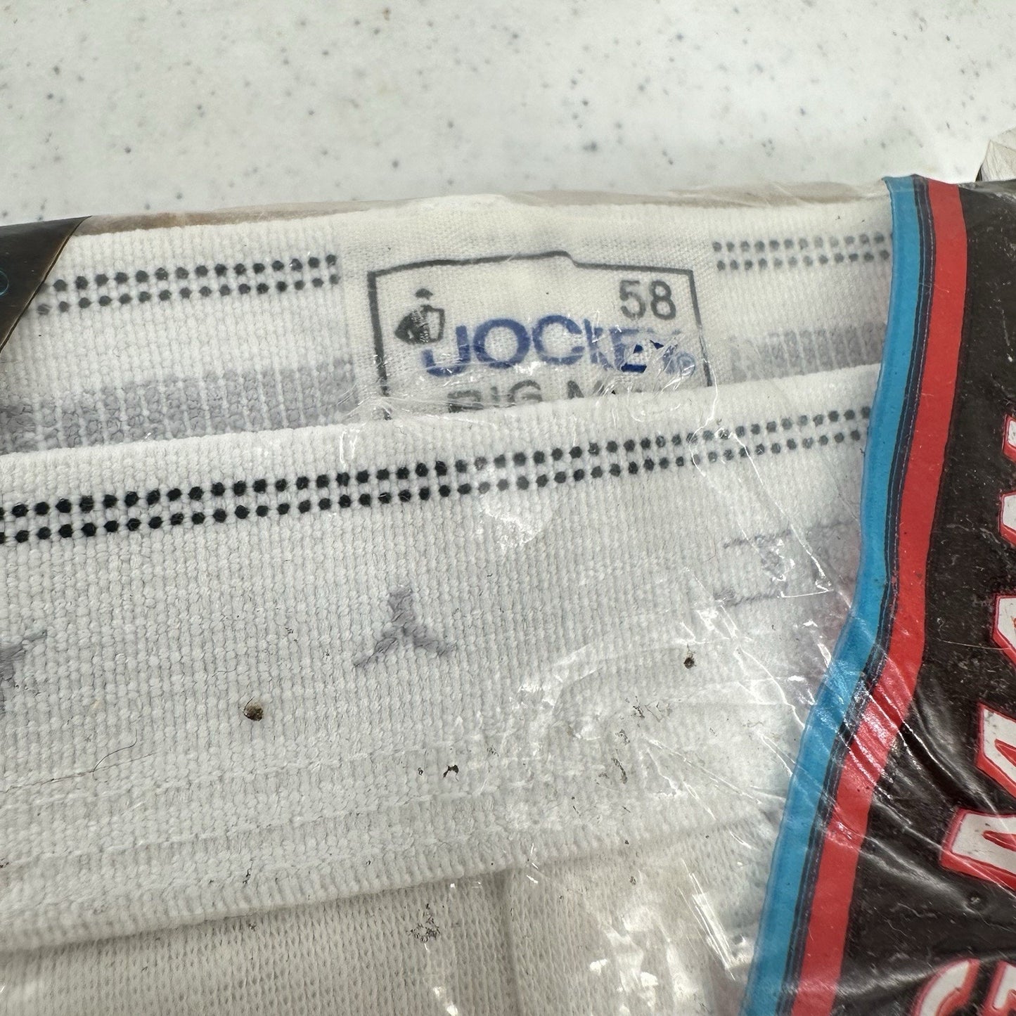 Vintage Jockey Shorts Midway Brief Cotton Mens Underwear 58 Sty1193 Big Man 1983