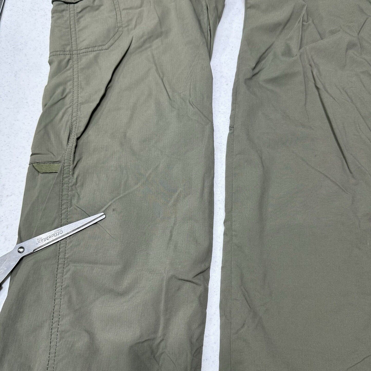 REI Pants Womens 4 Roll Up Convertible Green Hiking Gorpcore Trail Outdoor *Spot