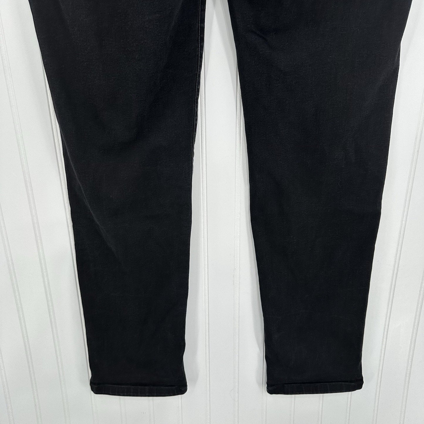 Apt 9 Jeans Womens 14 Straight Tummy Control Stretch Black Denim Comfort