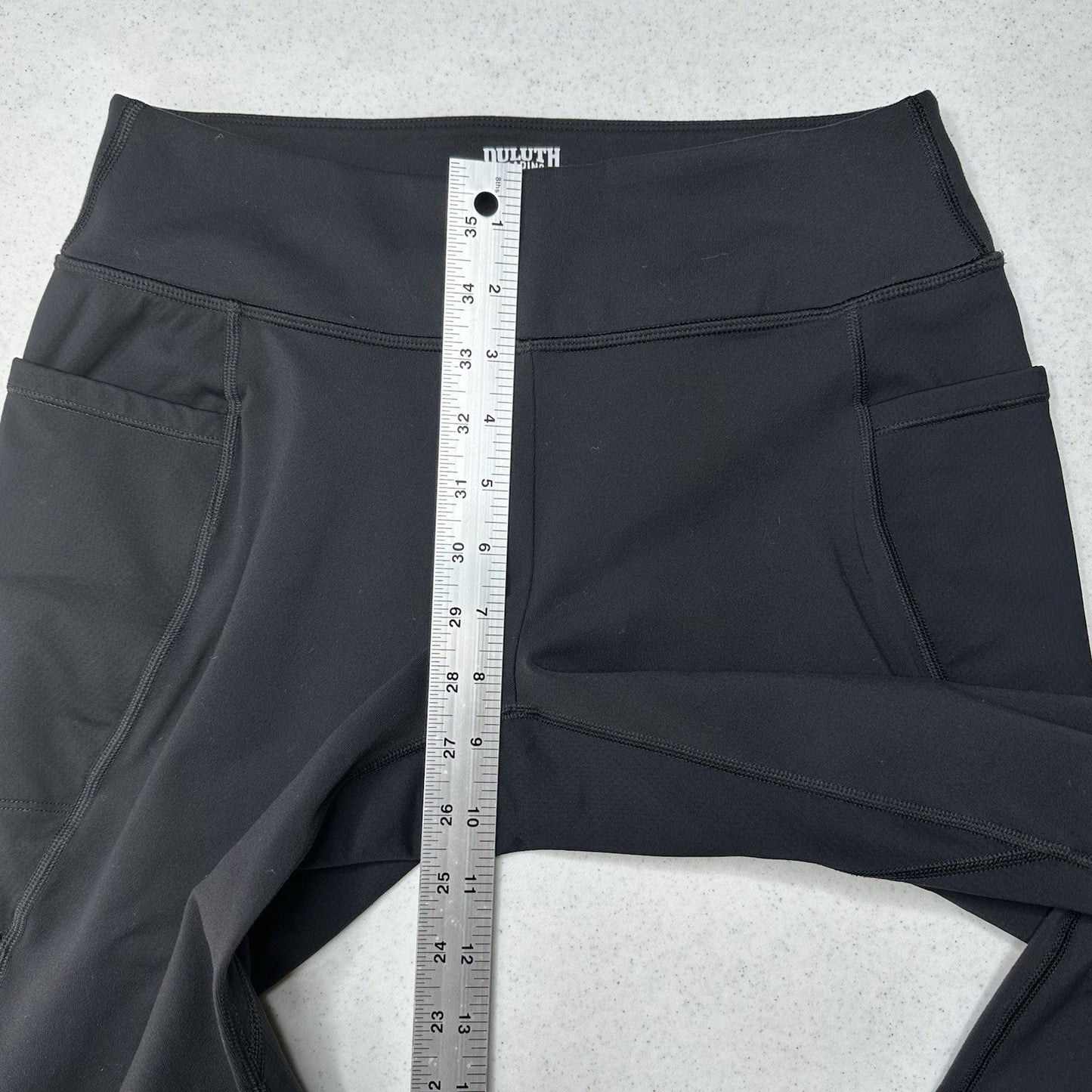 Duluth Trading Pants Womens Small Noga Reinforced Legging Black Athleisure Work