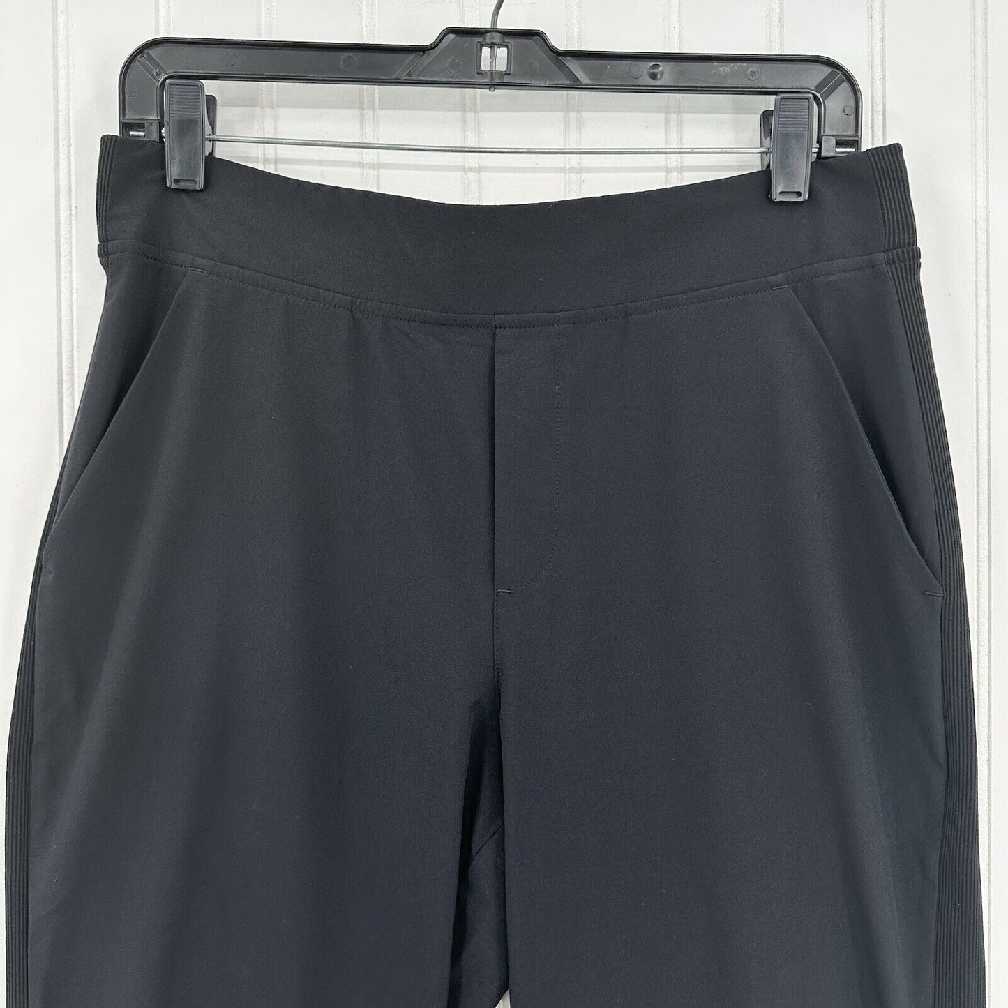 Athleta Pants Womens 10 Brooklyn Ankle Black Lightweight Travel Minimalist EUC
