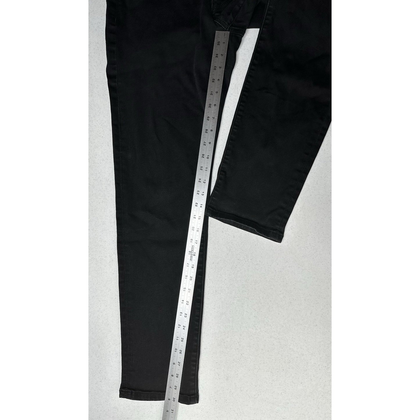 Apt 9 Jeans Womens 14 Straight Tummy Control Stretch Black Denim Comfort
