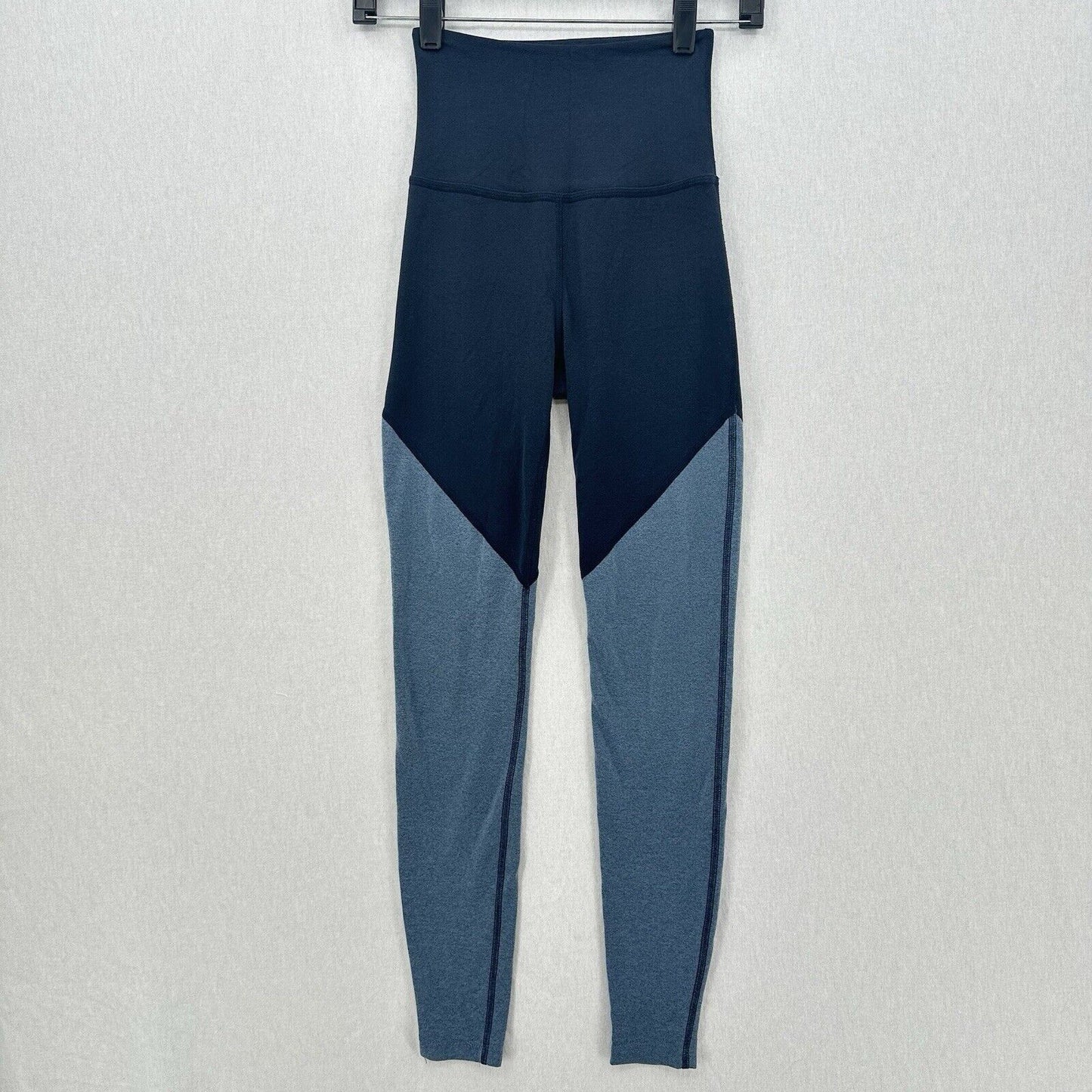 Beyond Yoga Legging Womens Small Blue High Waist Colorblock Training Workout