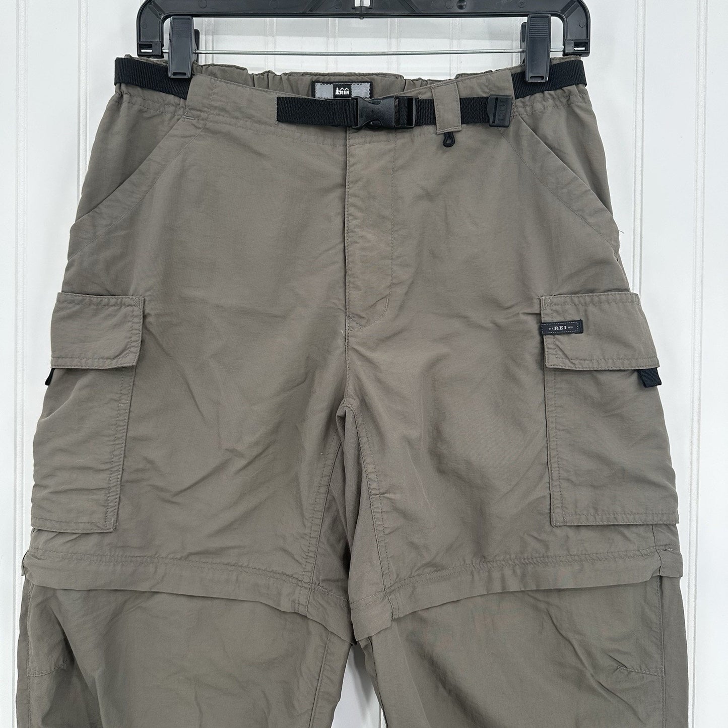 REI Pants Womens 8 Convertible Cargo Hiking Zip Off Shorts Nylon UPF Quick Dry