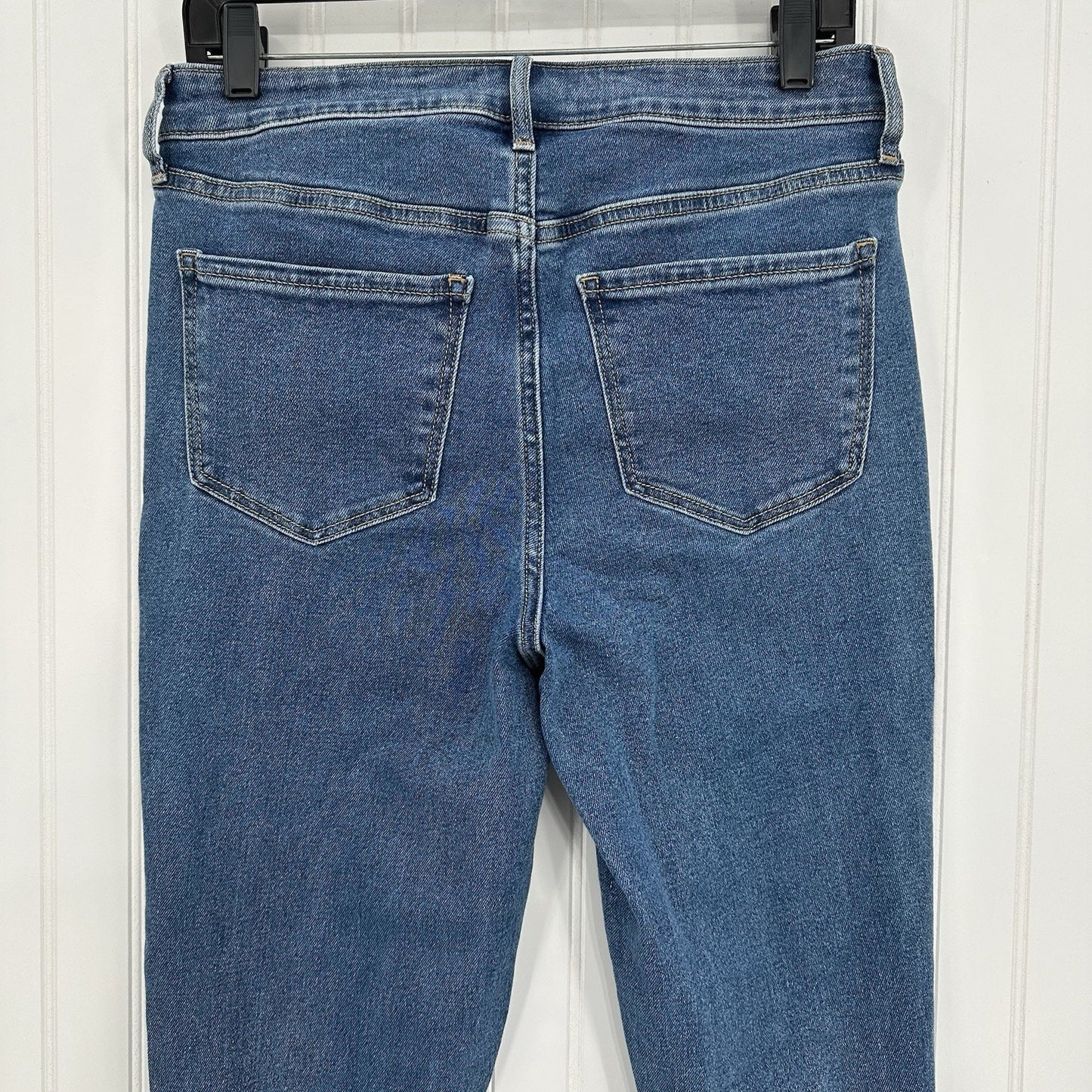 Old Navy Jeans Womens 8 Tall Rockstar Super Skinny High Rise Denim Distress NEW