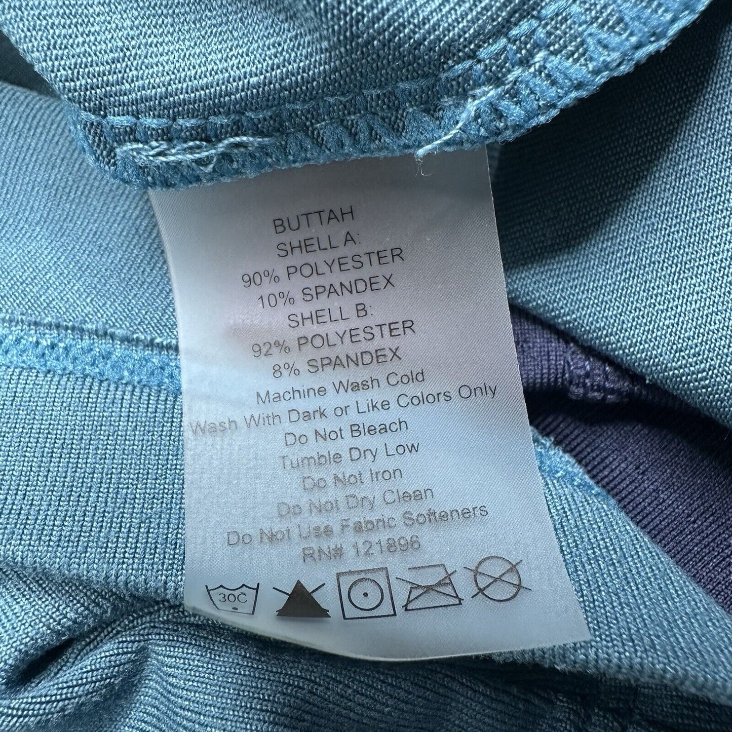 Title Nine Skort Womens Medium Original Dream Buttah Teal Blue Skirt/Shorts EUC