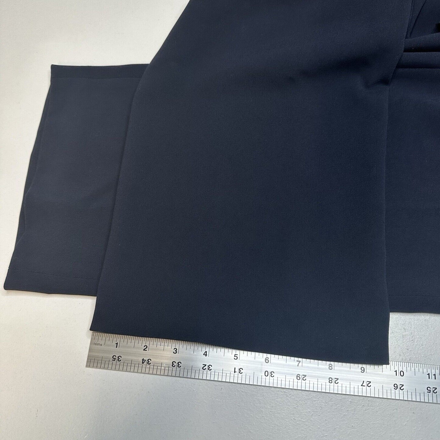 Theory Pants Womens Small Winszlee Admiral Wide Leg Navy Blue Minimal Career EUC