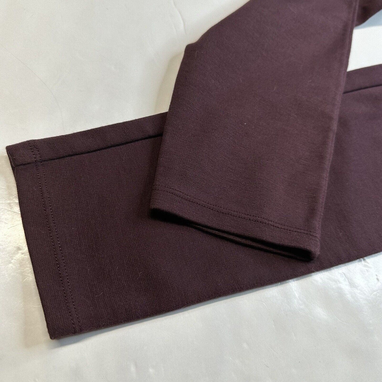 Spanx Leggings Womens XL Red Hot Assets Purple Wine Ponte Pull On Pants Slimming
