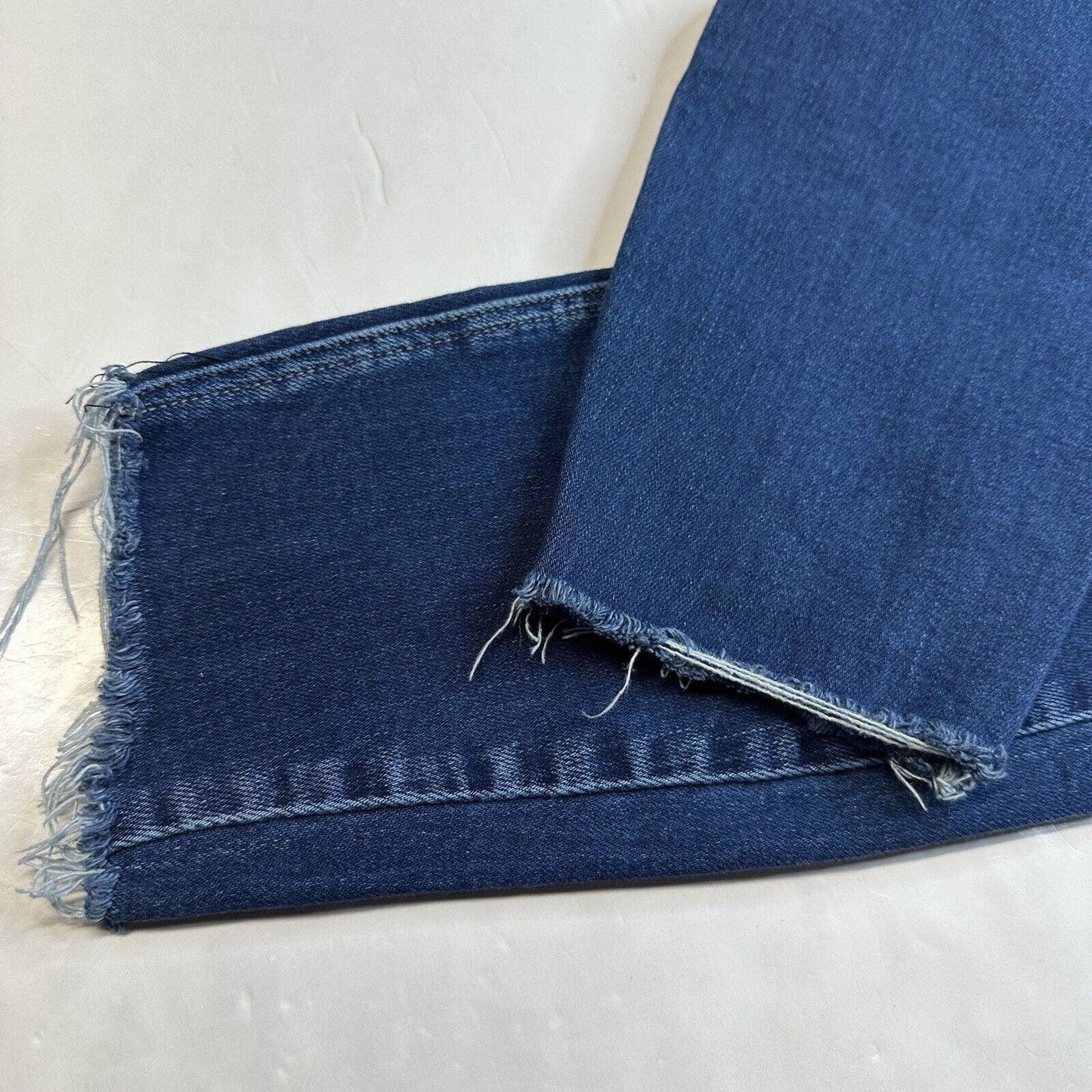 Kancan Jeans 20 Womens Skinny Blue Stretch Denim Distressed Fray Dark Plus Size