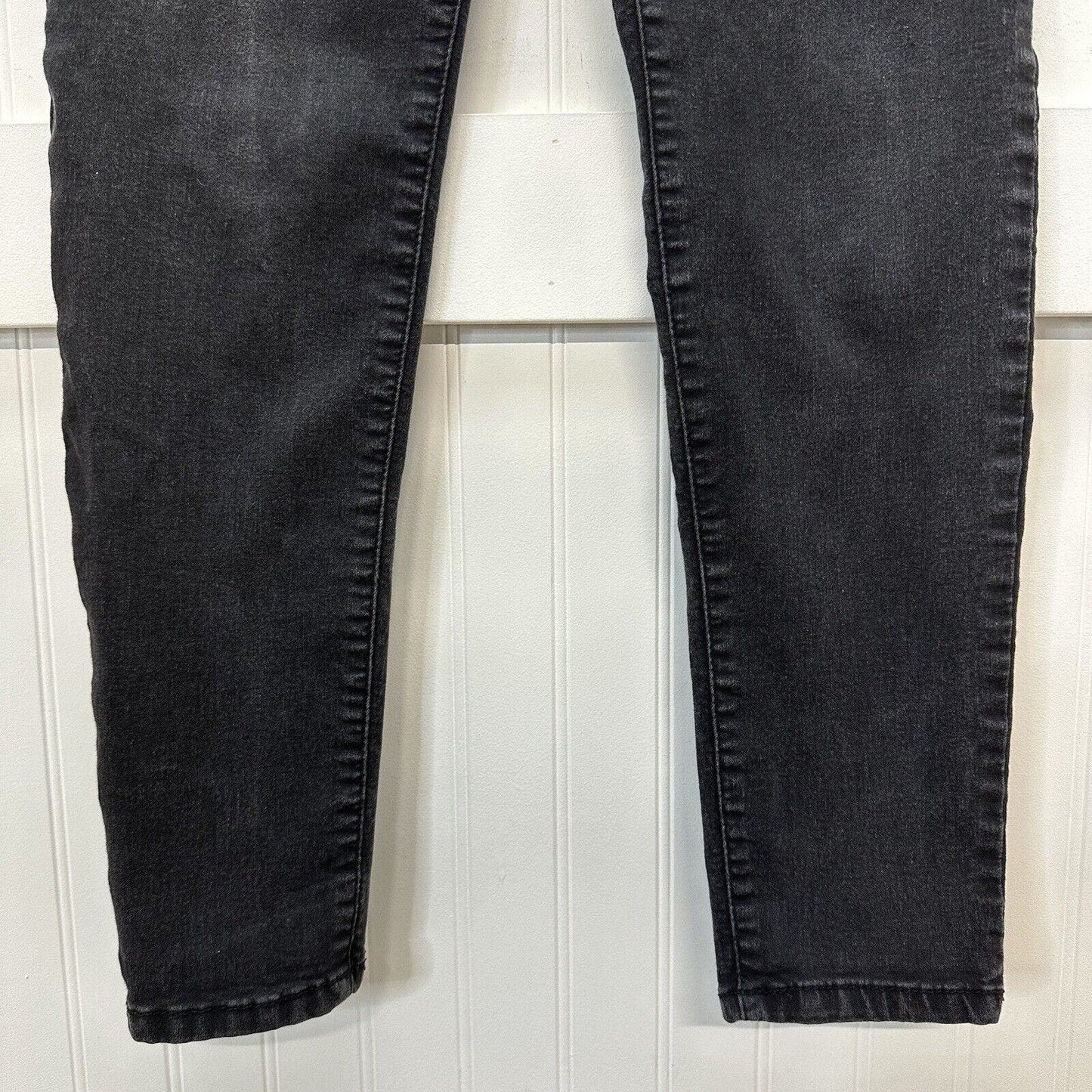 Democracy Jeans Womens 14 Skinny Ab Technology Black Stretch Denim Slimming