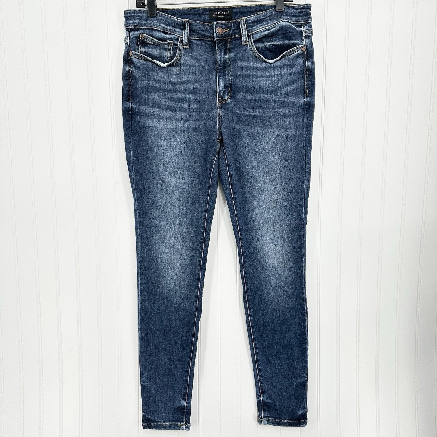 Judy Blue Jeans Womens 13 31 Skinny Blue Stretch Denim Comfort Casual EUC
