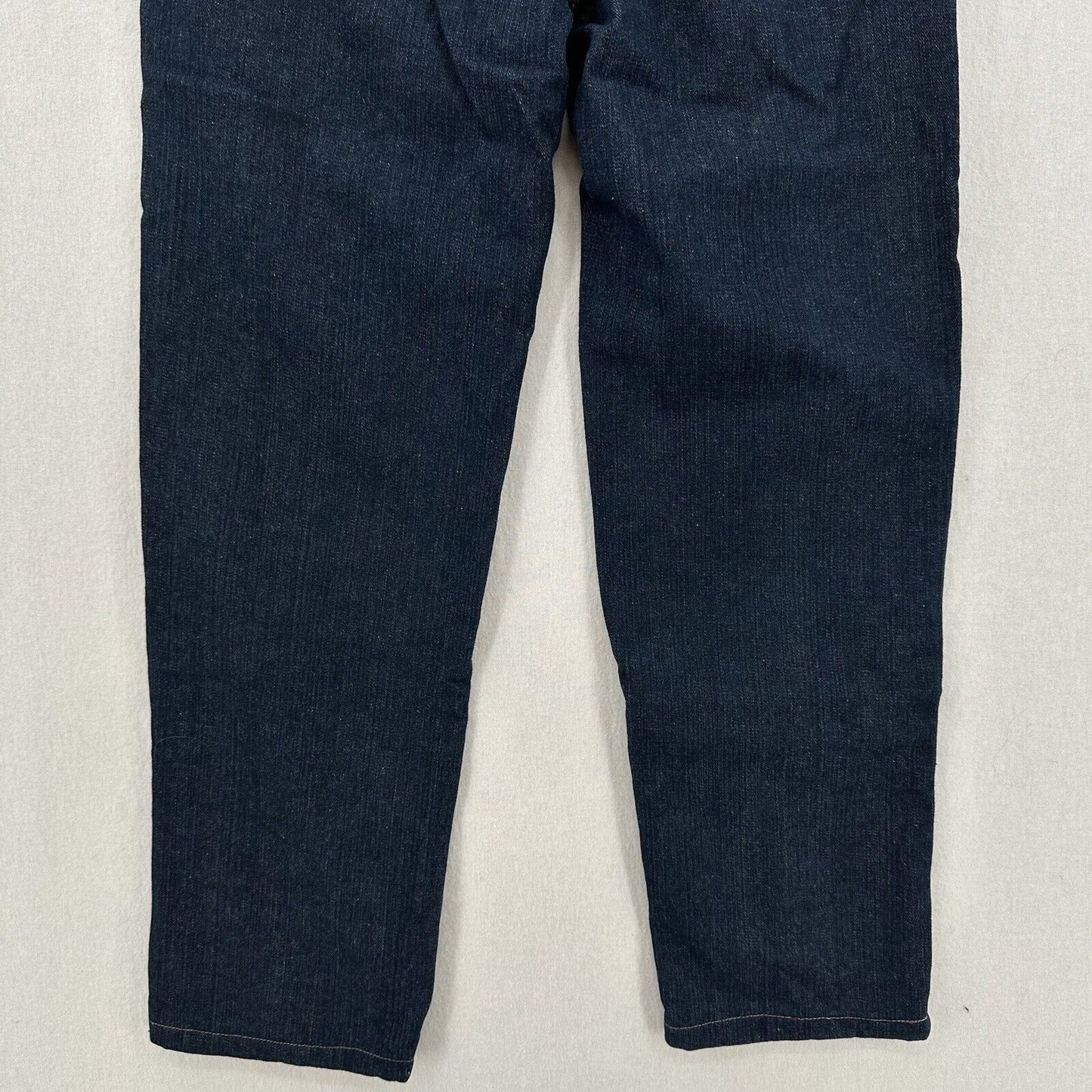 Dickies Flannel Lined Jeans Women 8 Relaxed Fit Straight Blue Denim Plaid Hemmed