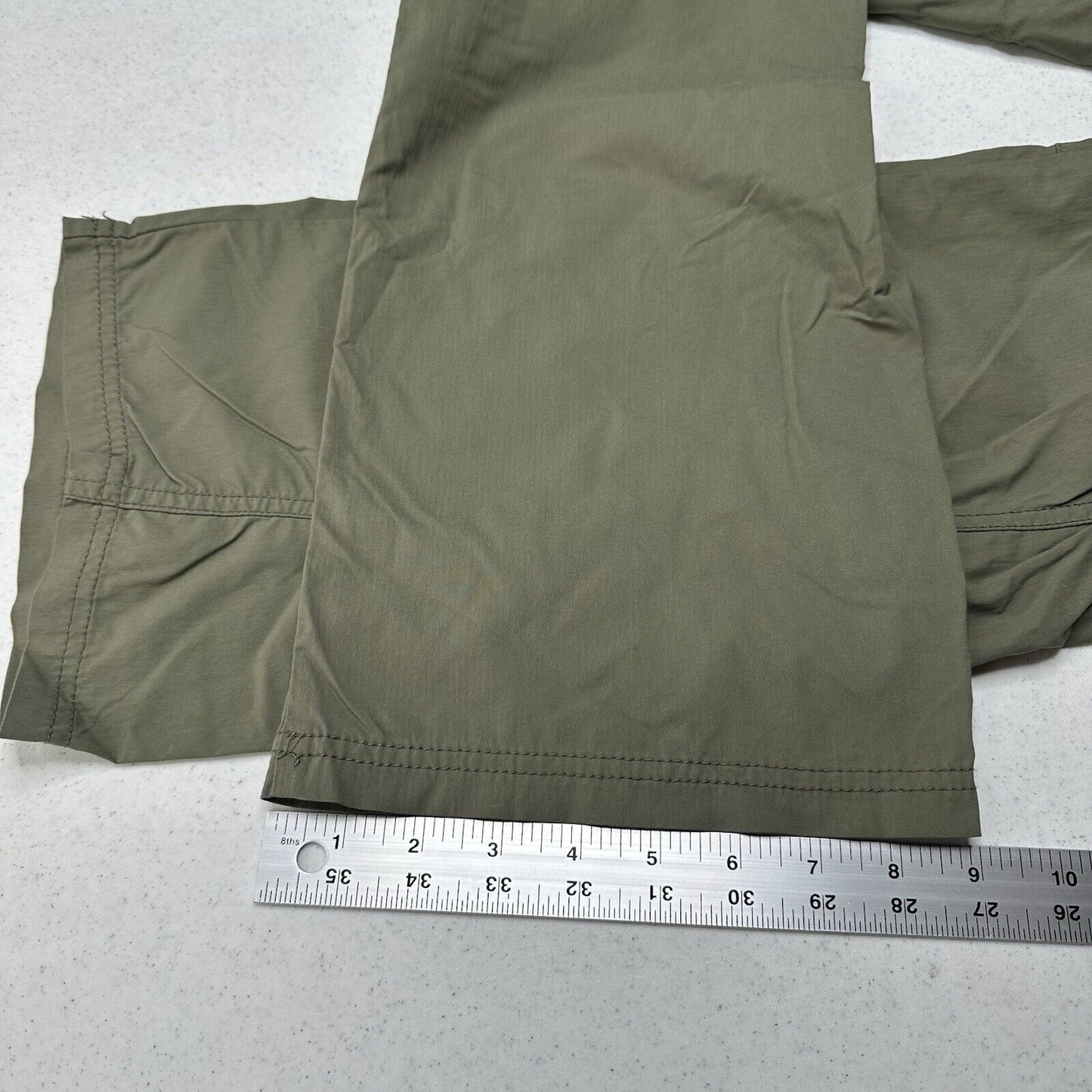 REI Pants Womens 4 Roll Up Convertible Green Hiking Gorpcore Trail Outdoor *Spot