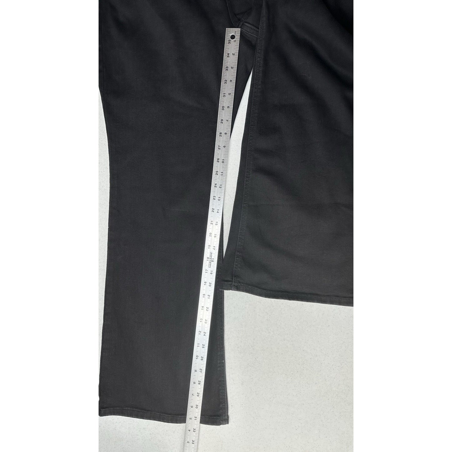 Old Navy Jeans Women 18 High Rise Flare Stretch Black Denim Western Festival NEW