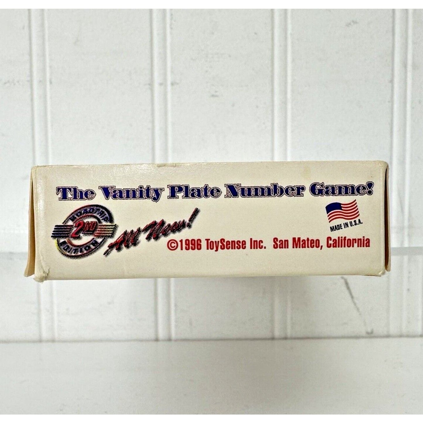 Roadtrip II Vanity License Plate Number Guessing Game Complete ToySense 1996