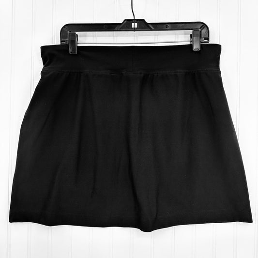 NIKE Skort Womens Large Dri Fit Black Active Skirt/Shorts Pickleball Tennis EUC