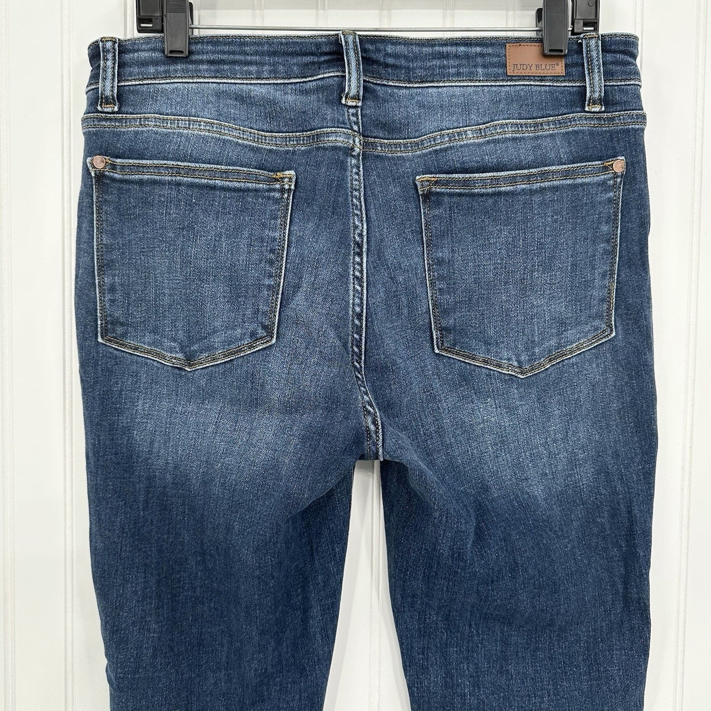 Judy Blue Jeans Womens 13 31 Skinny Blue Stretch Denim Comfort Casual EUC