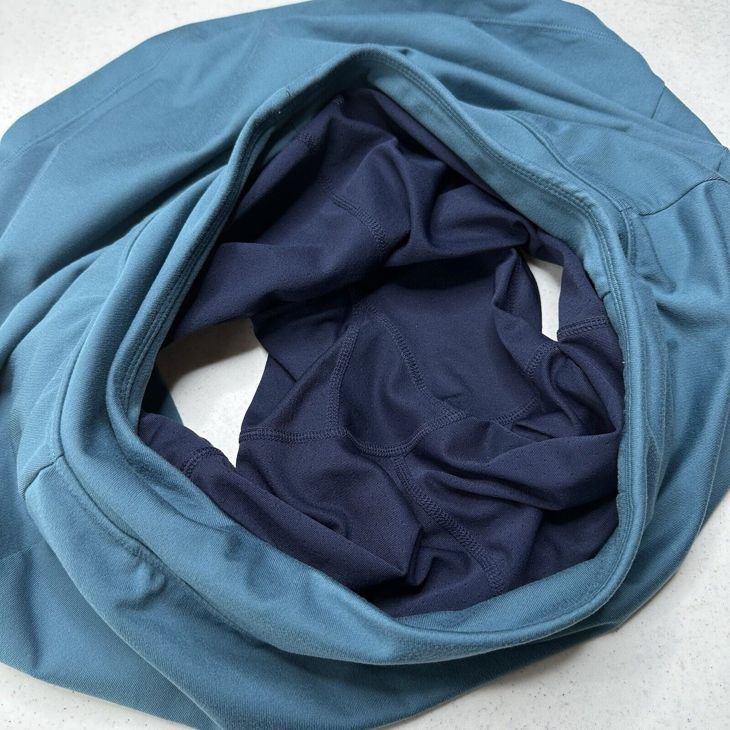 Title Nine Skort Womens Medium Original Dream Buttah Teal Blue Skirt/Shorts EUC
