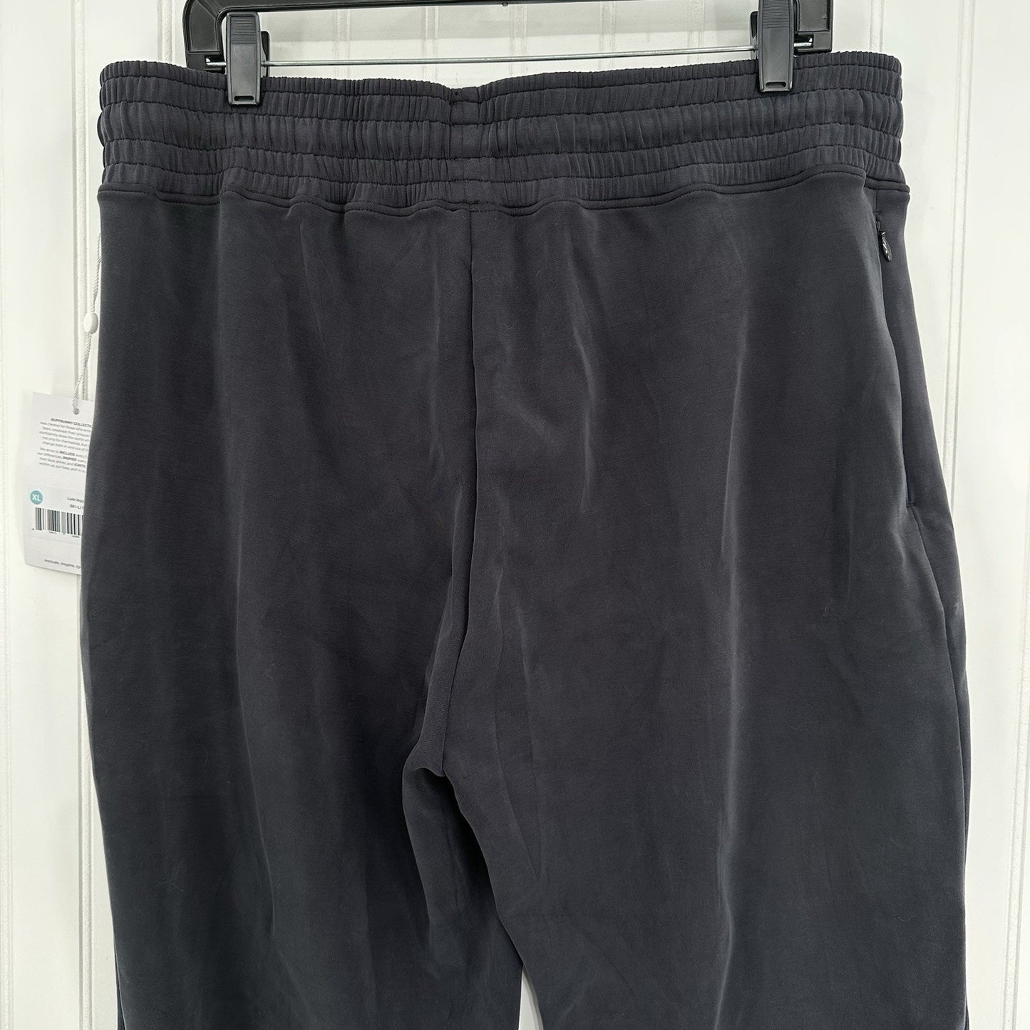 Buff Bunny Luxe Jogger Womens XL Sweatpant Black Cozy Lounge Silky Soft NEW