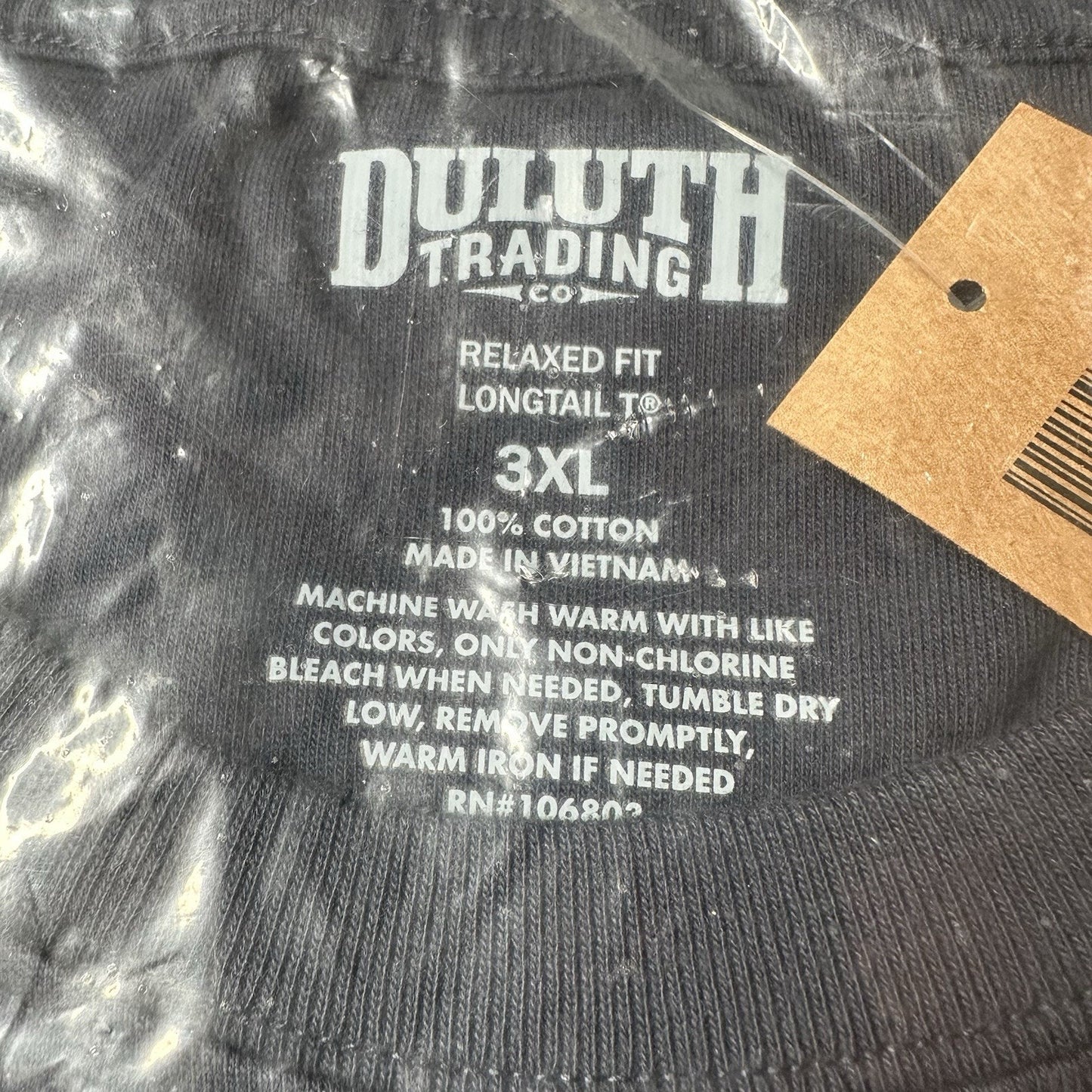 Duluth Trading Shirt Mens 3XL Relaxed Longtail Navy Blue Short Sleeve Pocket NEW