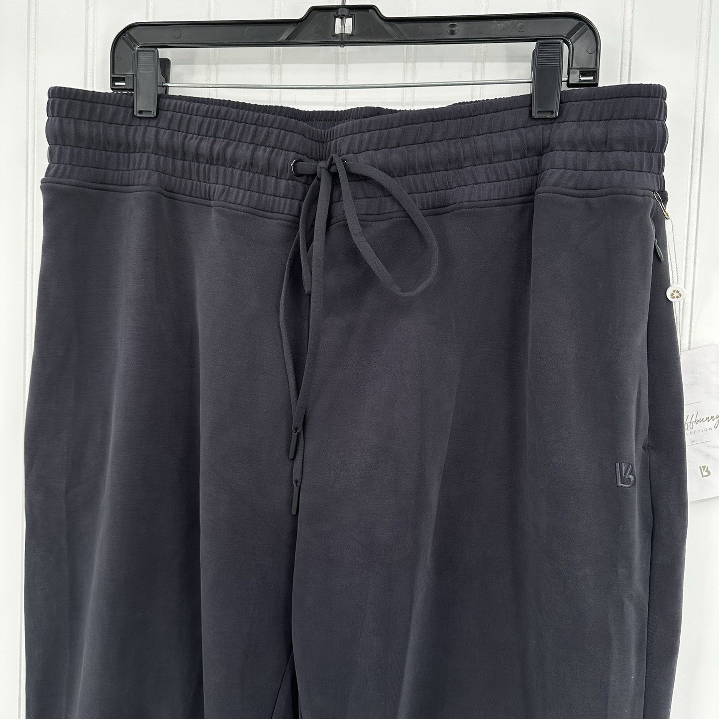Buff Bunny Luxe Jogger Womens XL Sweatpant Black Cozy Lounge Silky Soft NEW