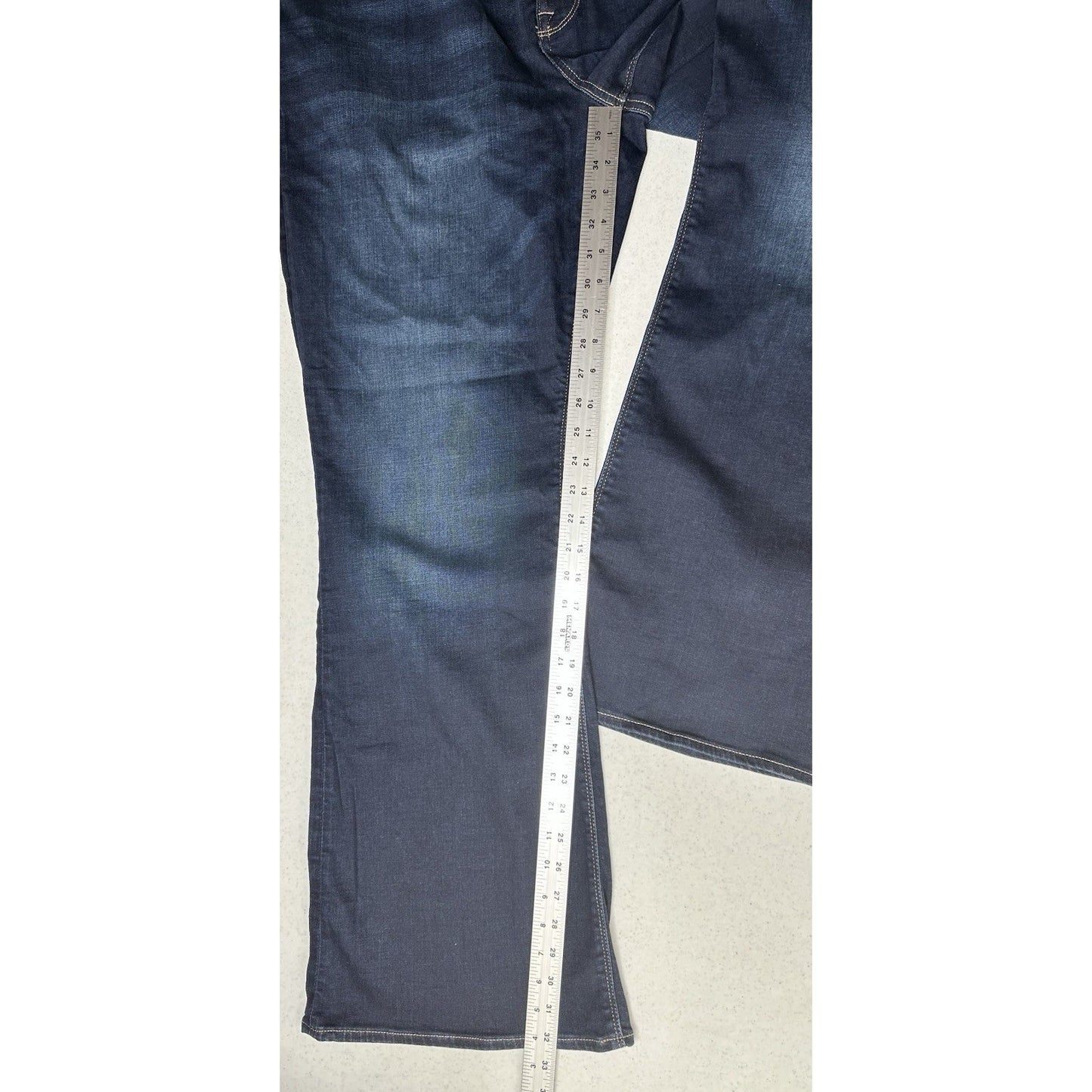 American Eagle Jeans Womens 22 Hi Rise Artist Flare Super Stretch Blue Denim NEW