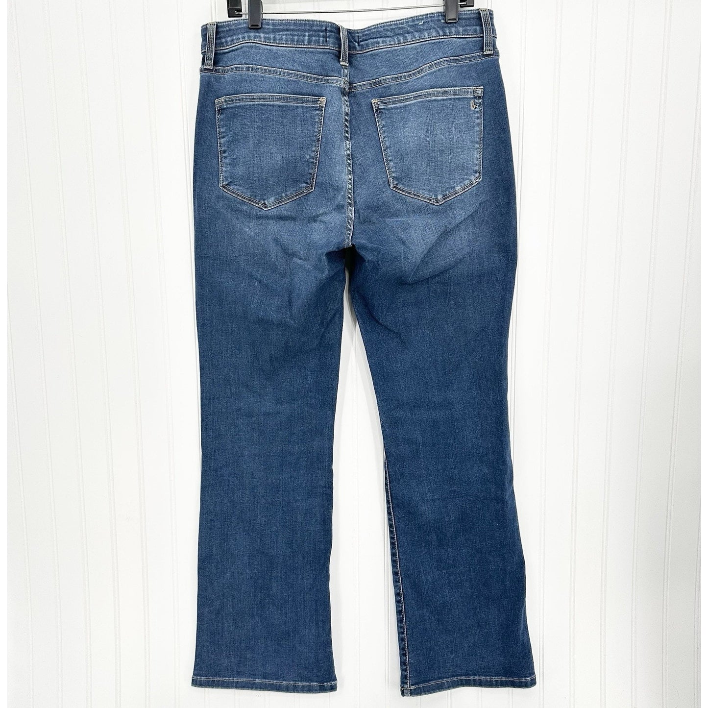 Lularoe Jeans Womens 32 US 14 Bootcut Blue Stretch Denim Tummy Panel Western EUC
