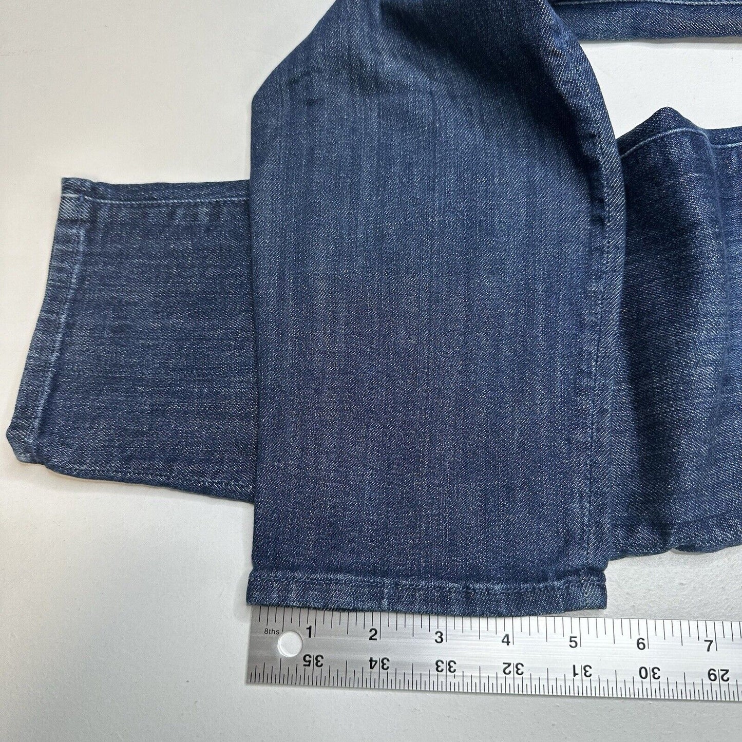Mother Jeans Womens 29 High Waisted Ankle Fray Blue Denim Clean Sweep Dark Wash