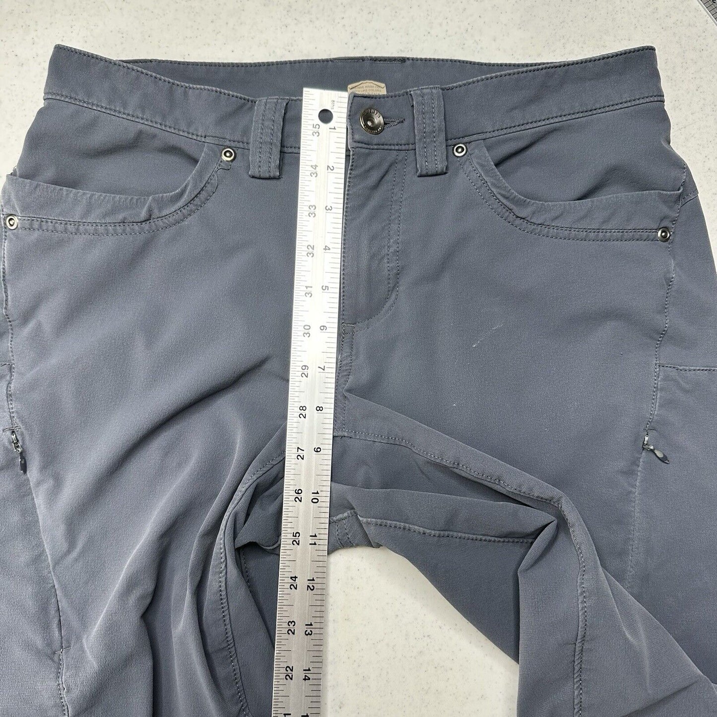 Duluth Trading Pants Womens 8 Flexpedition Bootcut Gray Hiking Gorpcore *Flaws