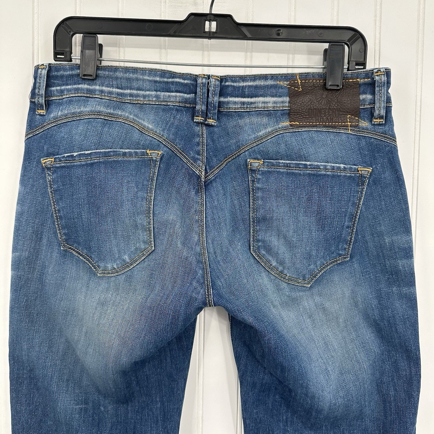 Dont Cry Milan Jeans Womens 12* Long Slim Bootcut Denim Western Cowboy *Flaws