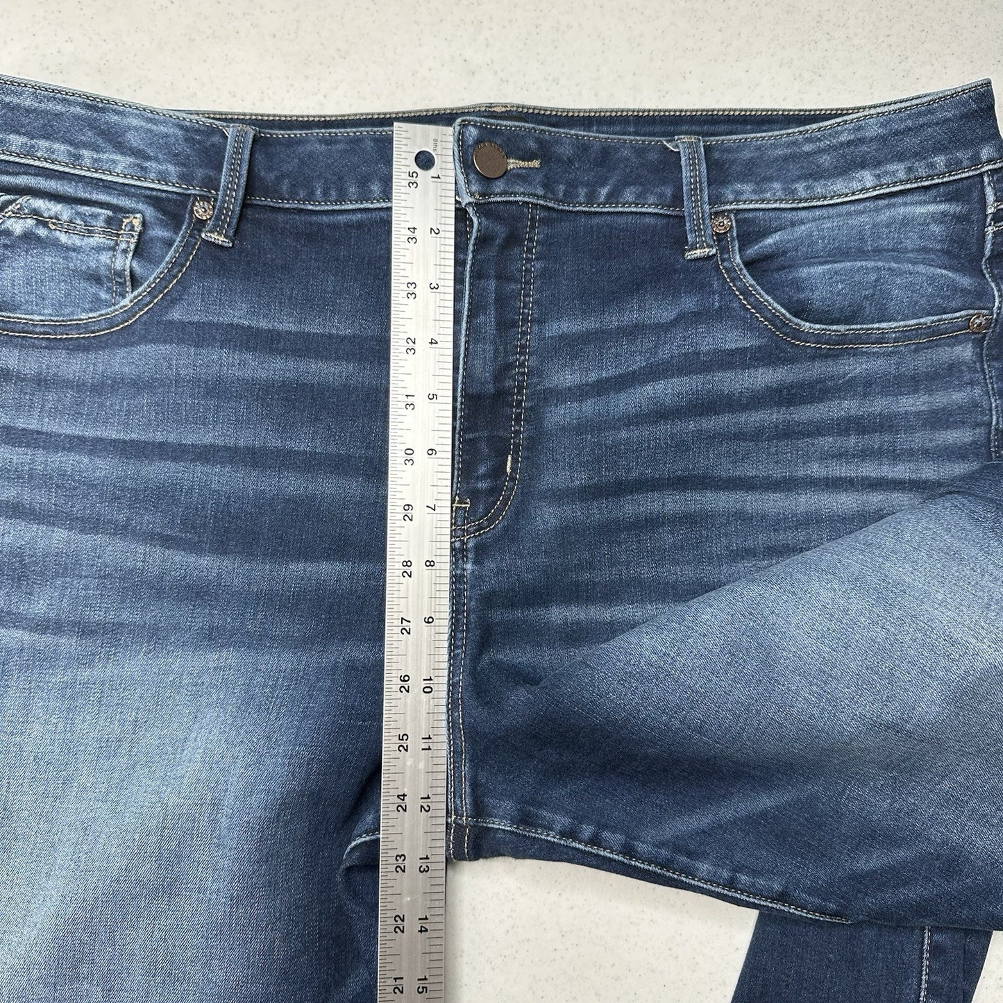Buckle Black Jeans Womens 36x32 Fit 93 Straight Blue Denim Dark Wash Western
