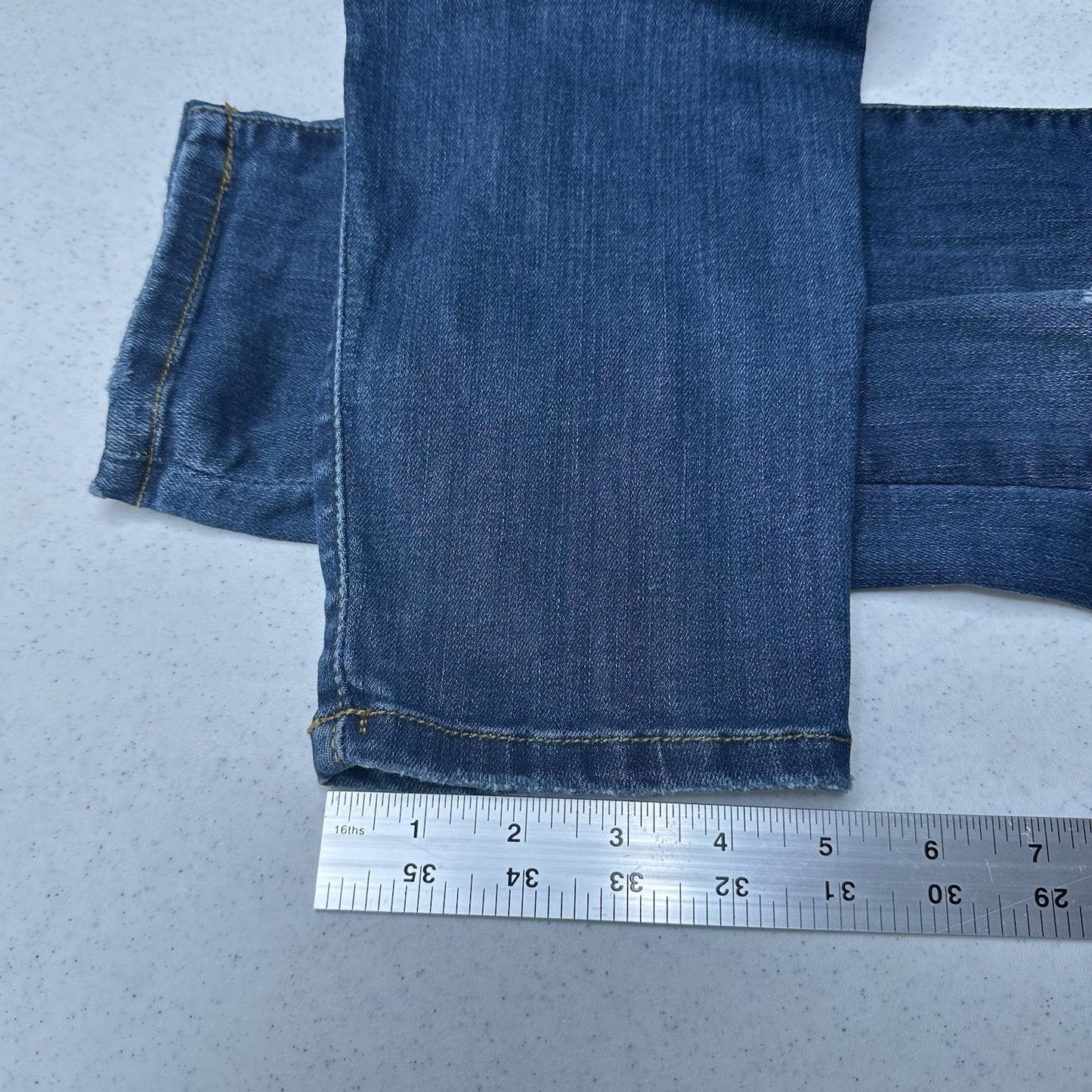 Judy Blue Jeans Womens 9 29 Relaxed Fit Blue Stretch Denim Dark Wash Distressed