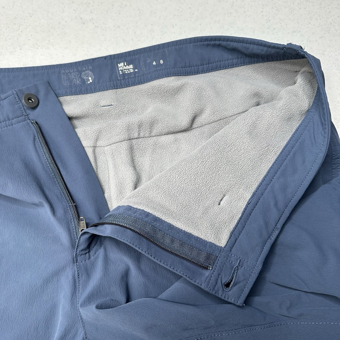 Mountain Hardwear Pants Mens 34x32 (Measures 38x32) Yumalino Blue Lined Outdoor