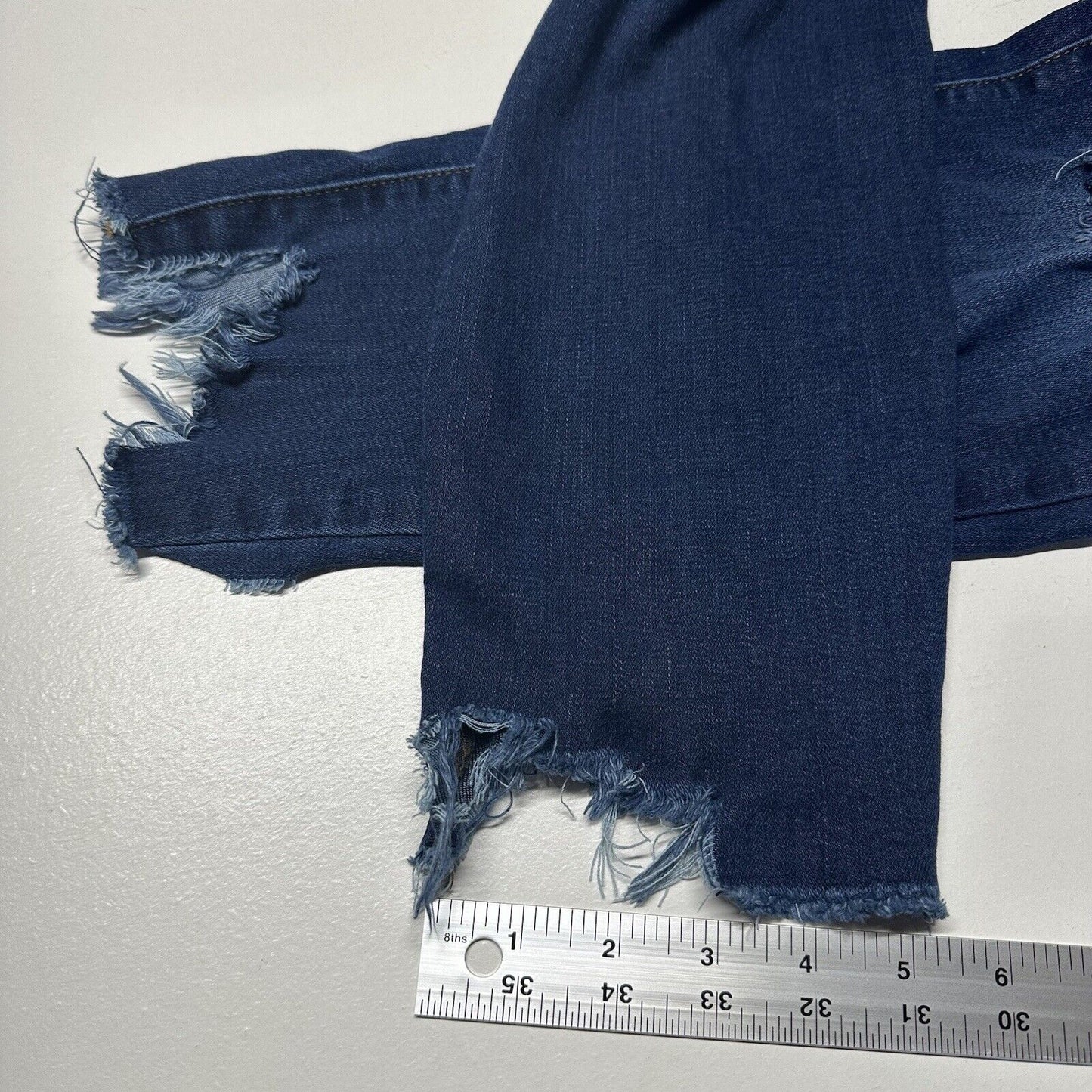 Kancan Jeans Womens 15 31 Kitson High Rise Ankle Skinny Blue Denim Distressed
