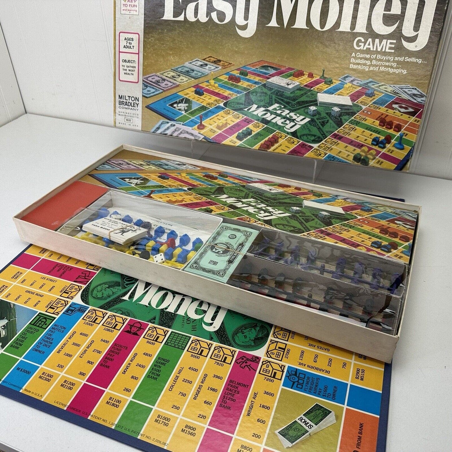 1974 Milton Bradley Easy Money Board Game Brand New