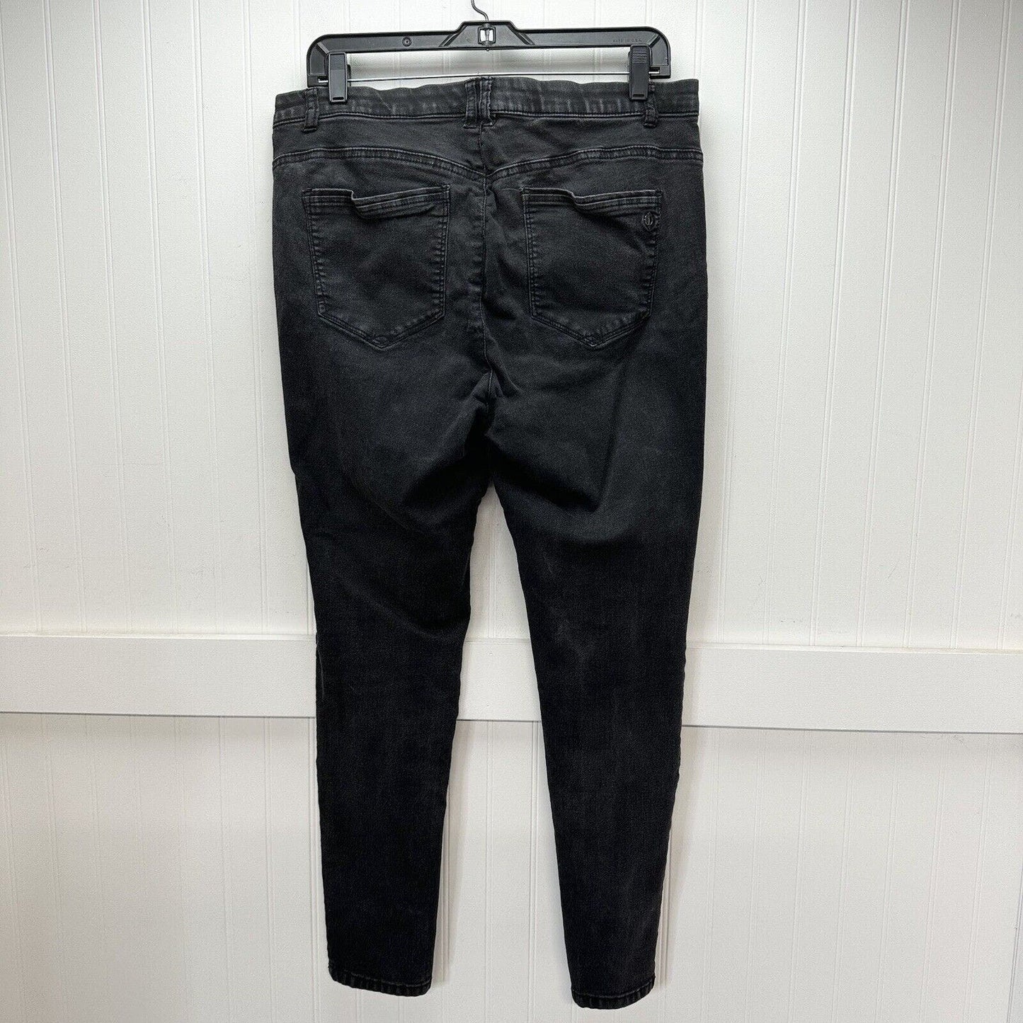 Democracy Jeans Womens 14 Skinny Ab Technology Black Stretch Denim Slimming