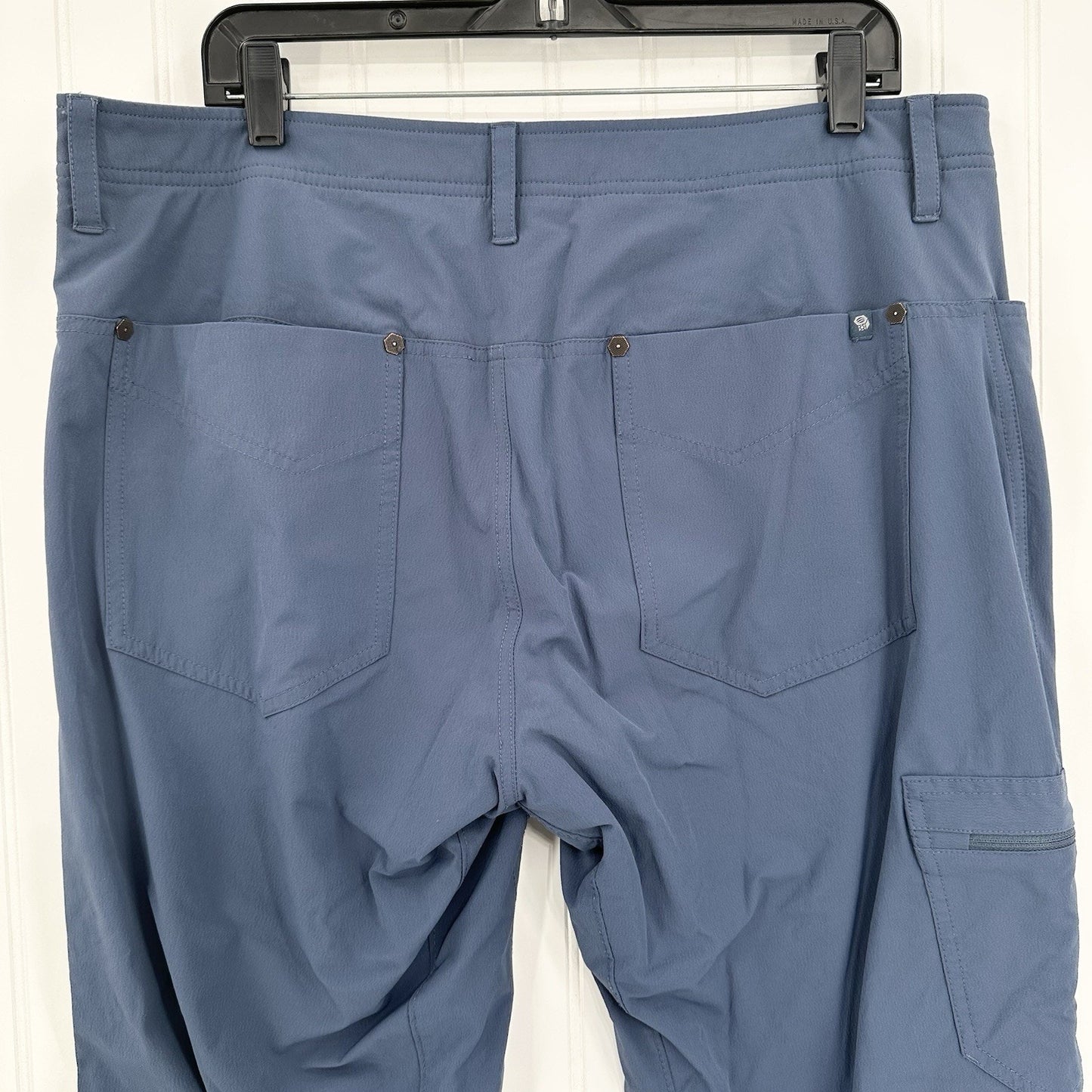 Mountain Hardwear Pants Mens 34x32 (Measures 38x32) Yumalino Blue Lined Outdoor