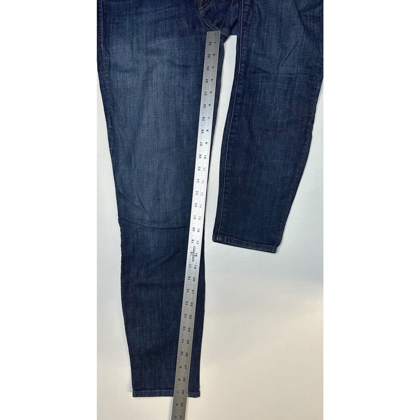 Mother Jeans Womens 29 High Waisted Ankle Fray Blue Denim Clean Sweep Dark Wash