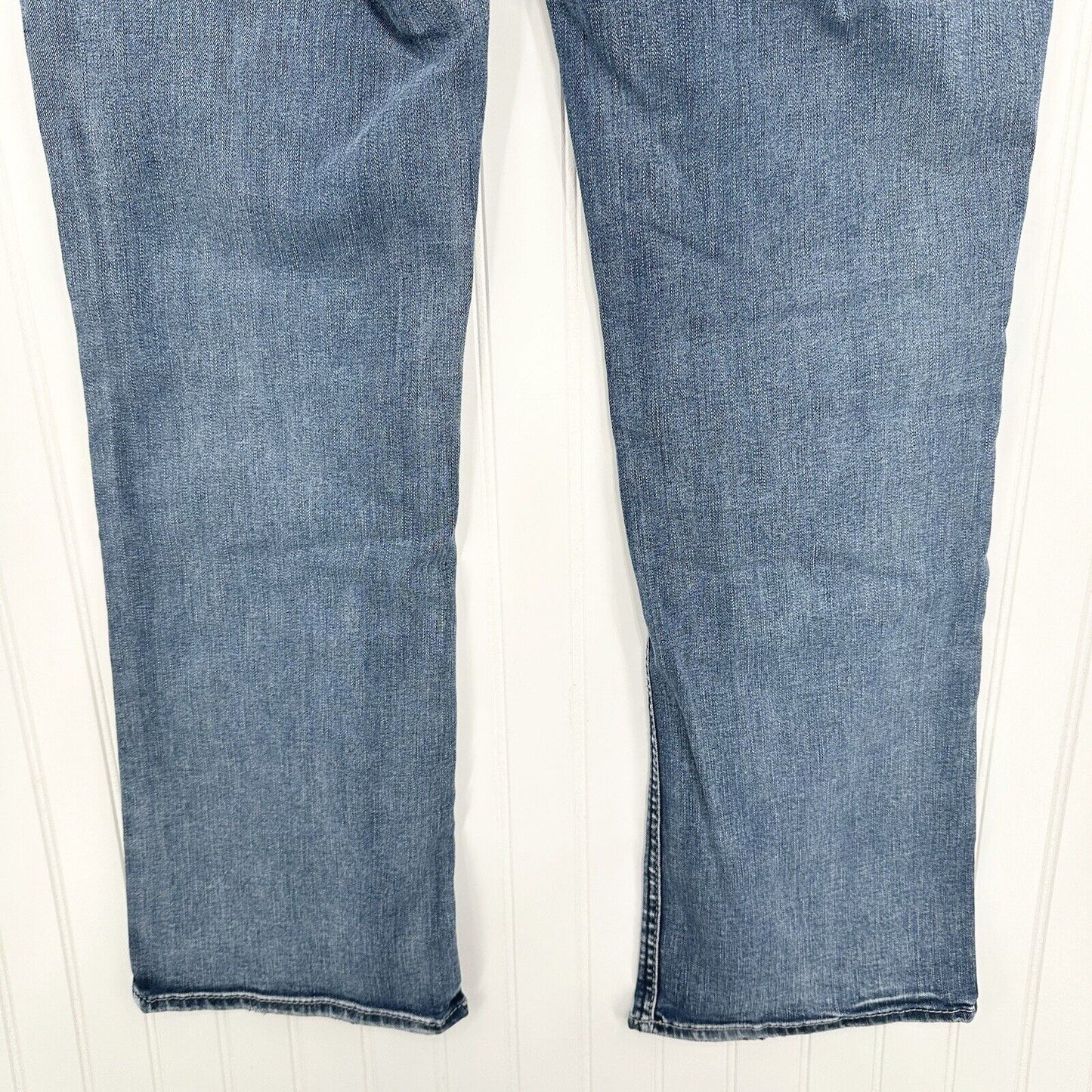 Silver Jeans Womens 33 Suki Slim Boot Curvy Midrise Blue Bootcut Denim Western