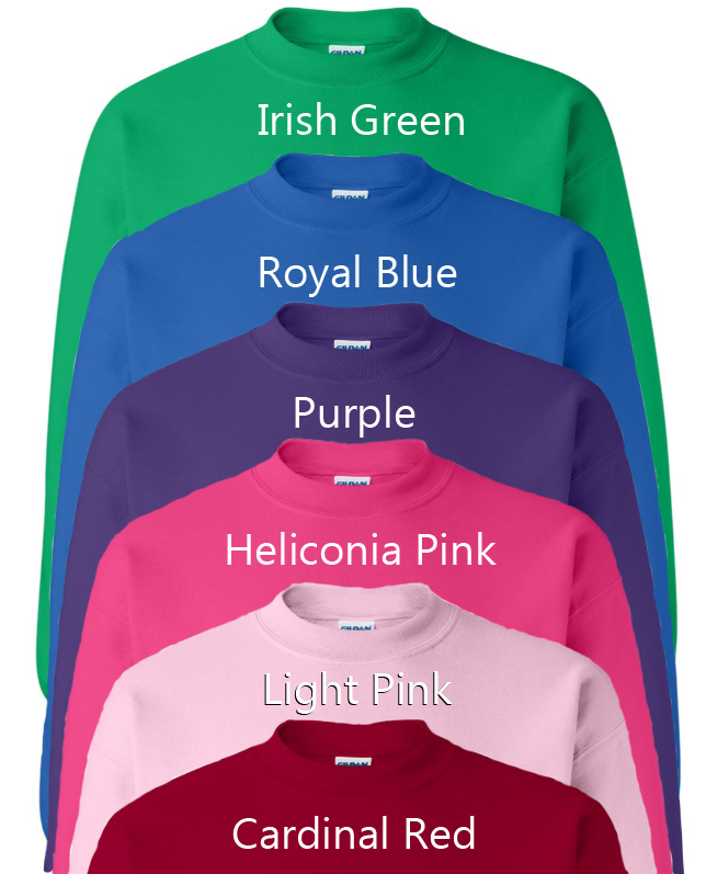 Bluey Embroidered Adult Unisex Crewneck Sweatshirt