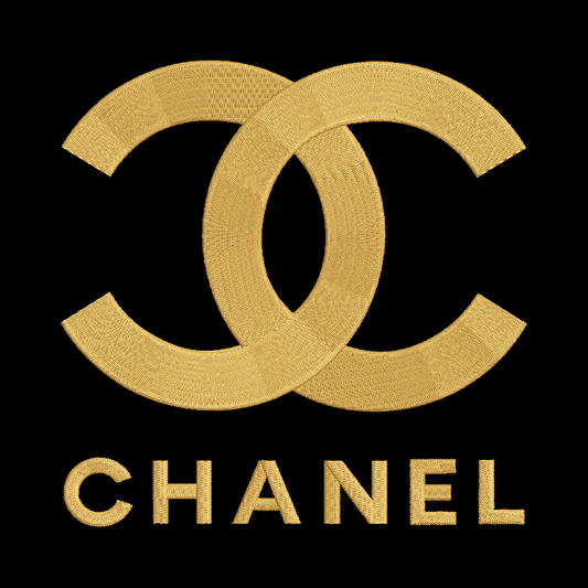Chanel Logo Embroidered ADULT Hoodie / Crewneck Sweatshirt Unisex GOLD Font
